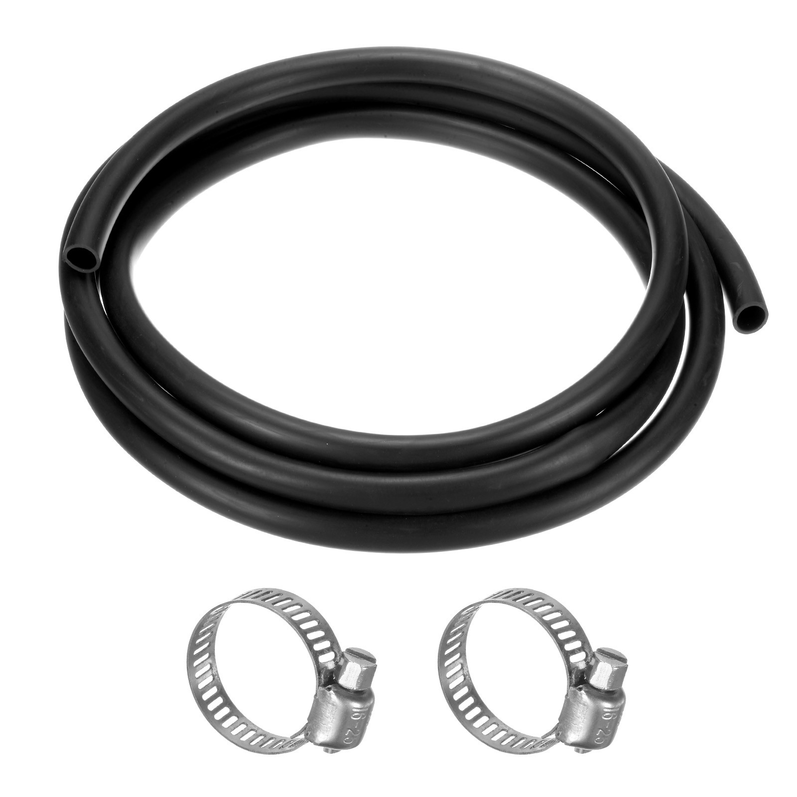 Lubricating Oil Hoses, 14mm x 18mm 9.84FT Rubber Tubing with 6pcs Clamps
