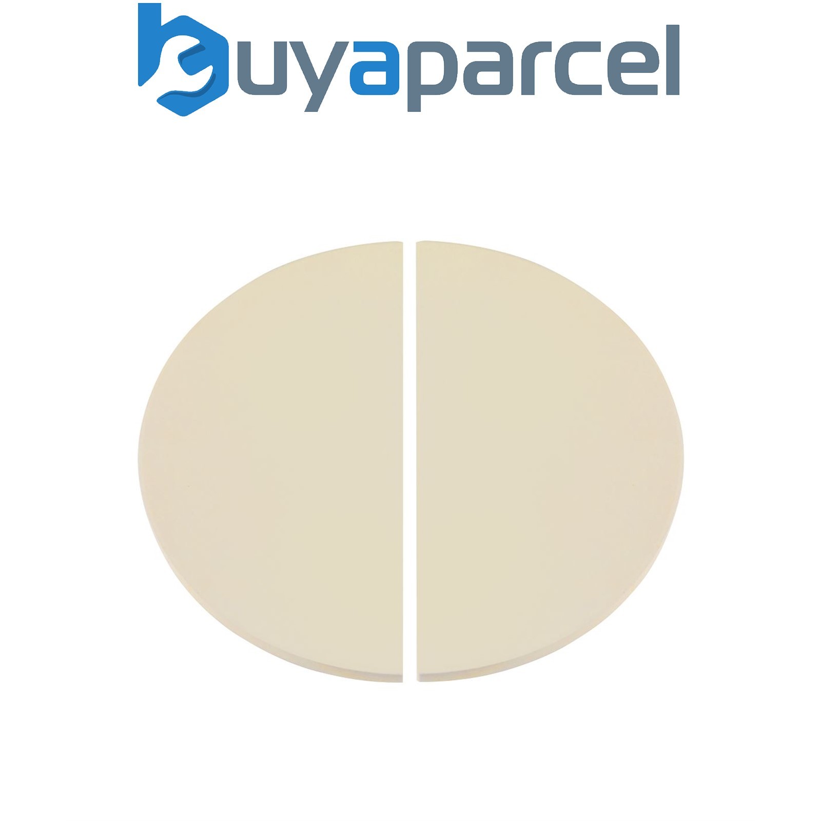 Sealey DG185 Dellonda Half-moon Ceramic Heat Deflector Plates for Kamado BBQs 15