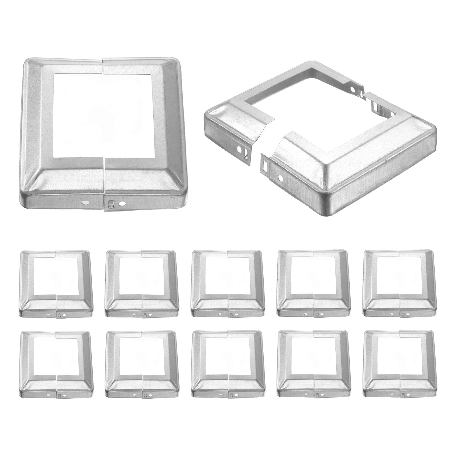 12Pcs Post Base Cover, 4.75x4.75 Split Style Post Skirt Column Wrap(2.75x2.75)