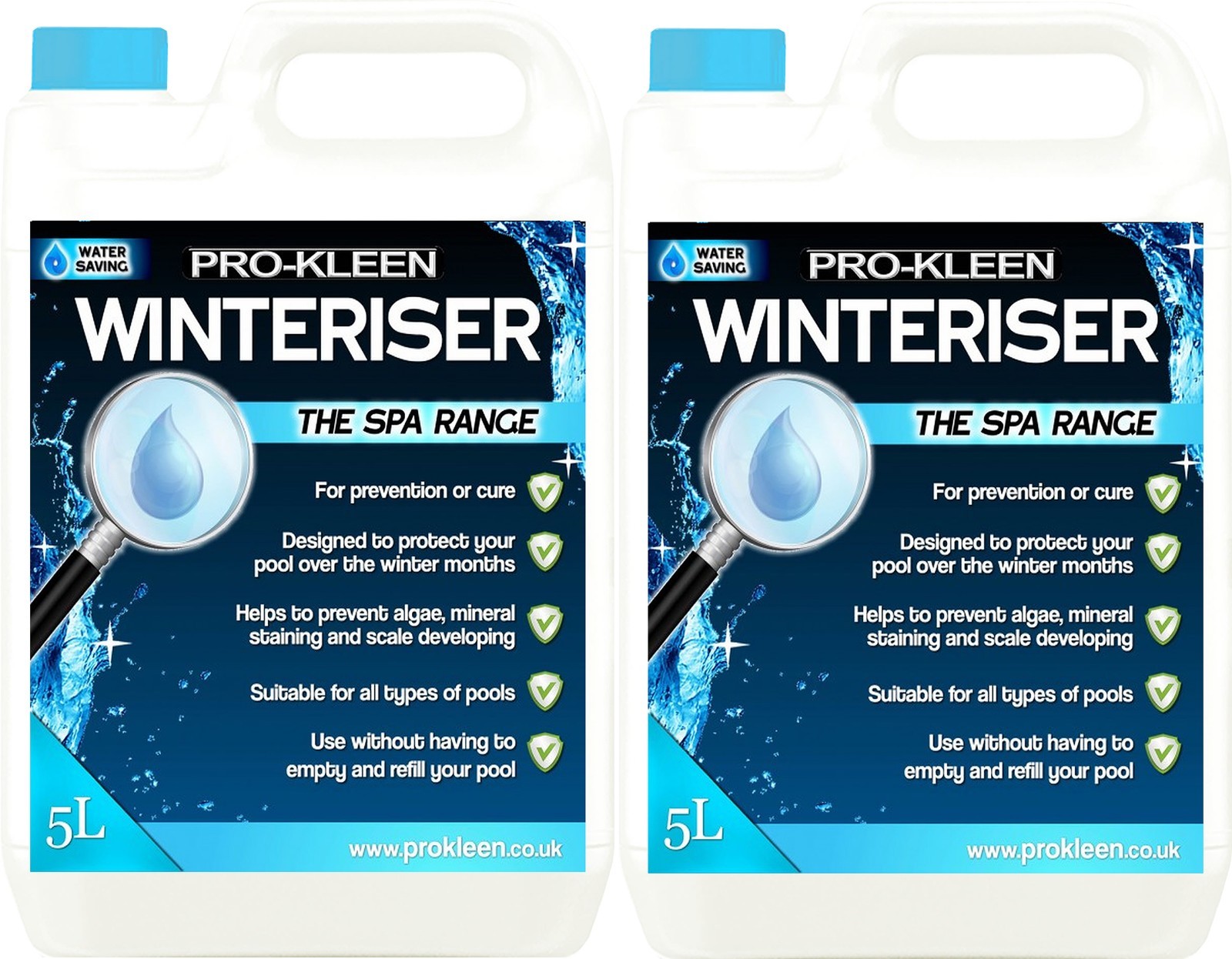ProKleen Swimming Pool Winteriser Prevents Algae Mineral Staining and Scale 10L