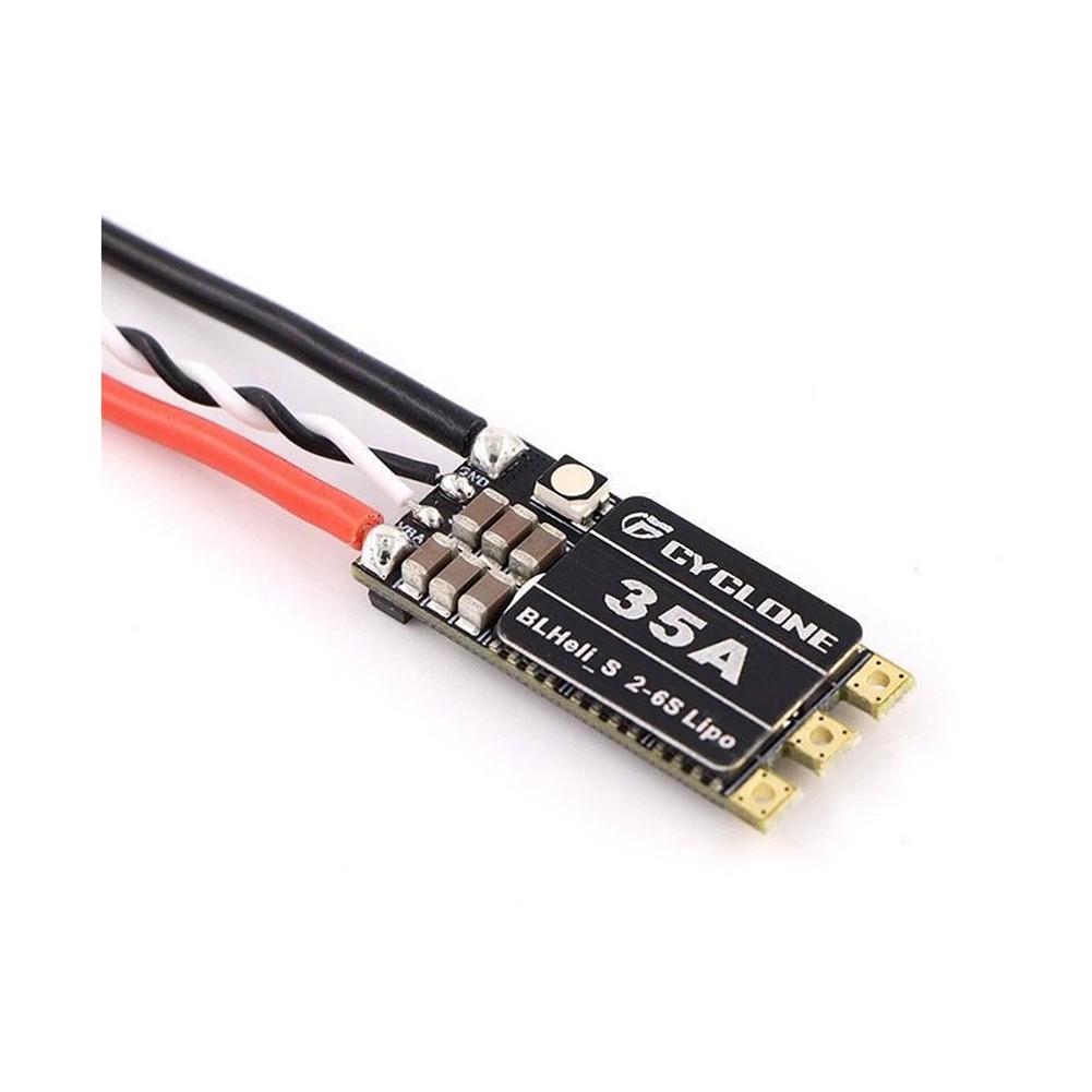 5X(BLHeli S 2-6S Lipo 35A Brushless ESC Built-in Programmable RGB LED for4812