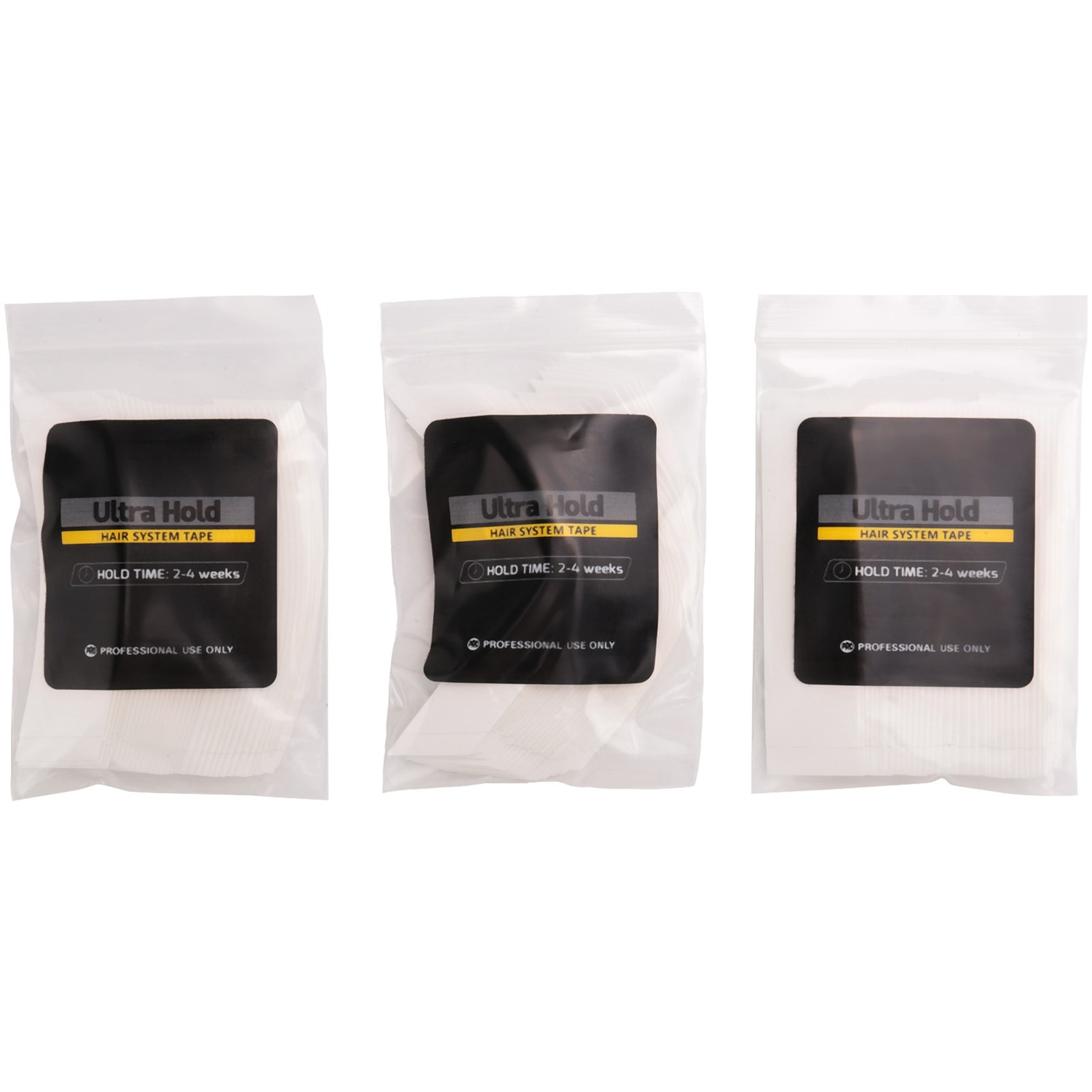 3X(108Pc/Lot Super Strong Fixed Hair System -Sided Tape Extended Adhesive1115