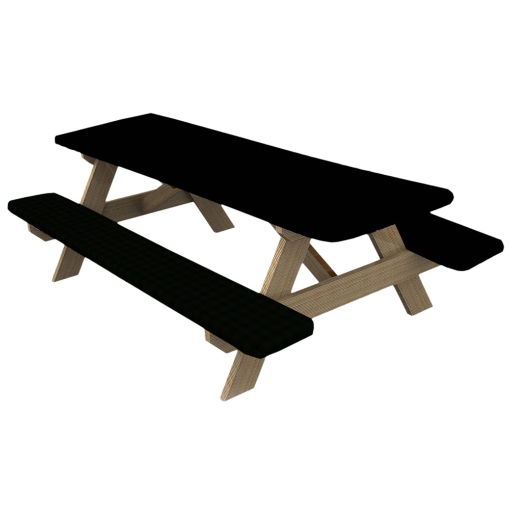 Picnic Table Cover Elastic Tablecloths for Camping, RV & Outdoor U8V79321