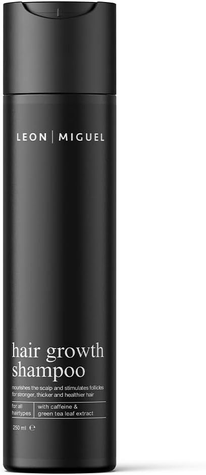 LEON MIGUEL Hair Growth Shampoo - With Stimulating Caffeine & Green Tea Extract