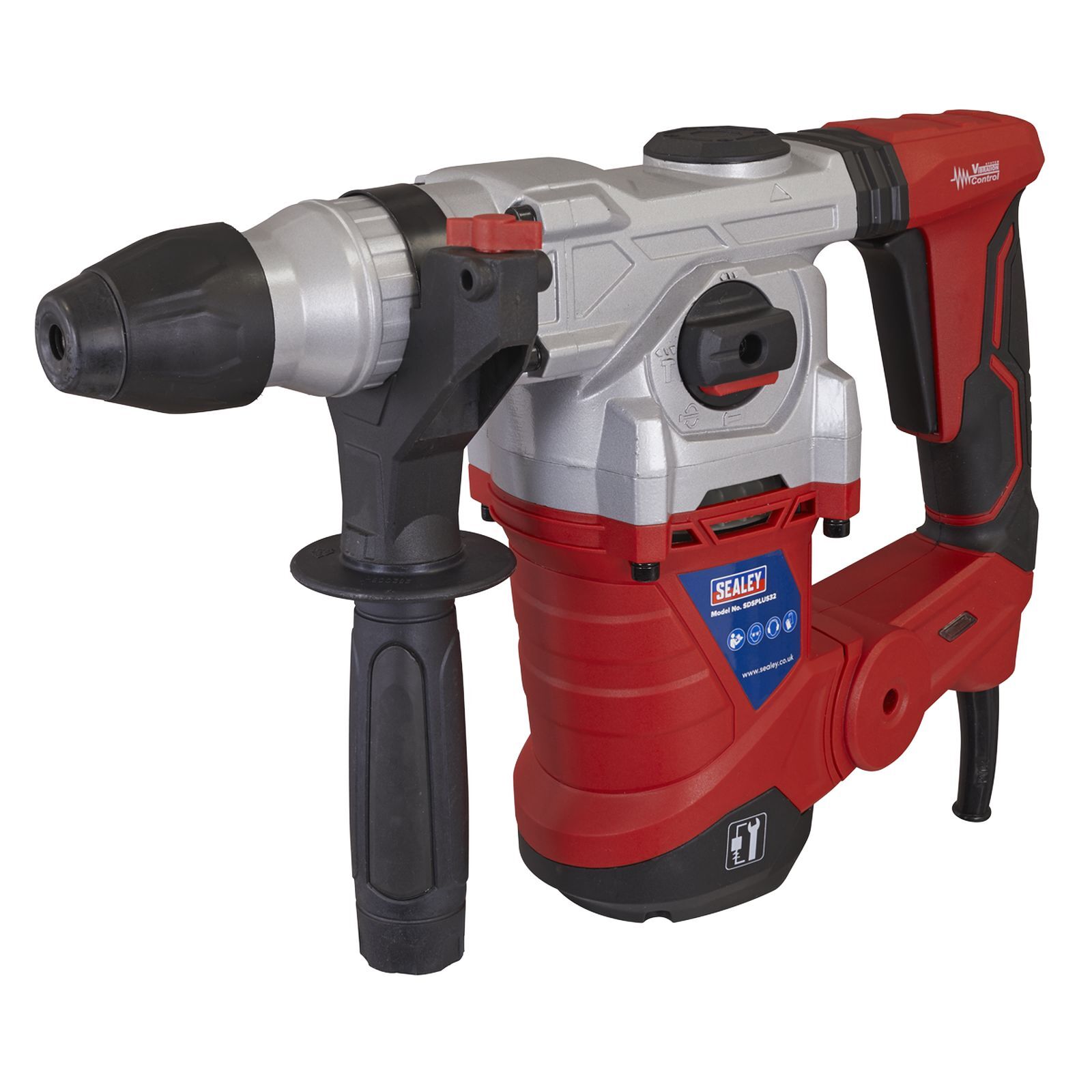 Sealey Rotary Hammer Drill SDS Plus 32mm 1500W/230V - SDSPLUS32