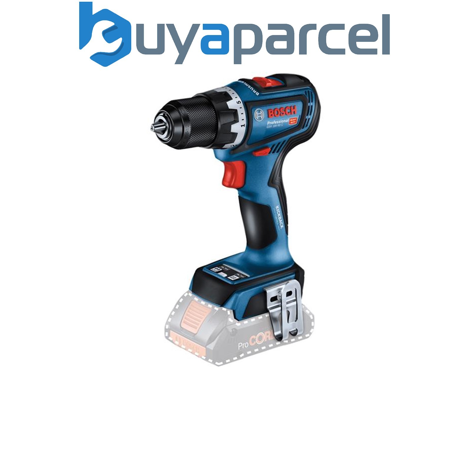 Bosch 06019K6000 GSR 18V-90C Professional Drill Driver 18V Bare Unit BSH6019K600