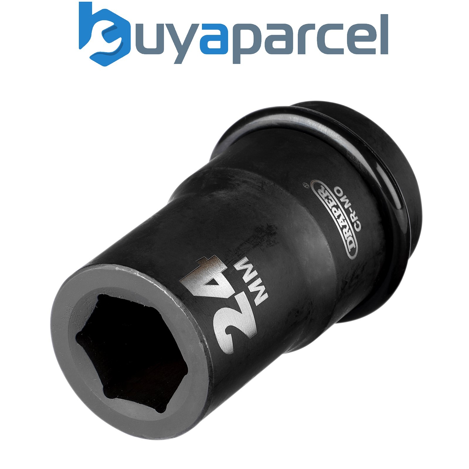 Draper 05139 Draper HI-TORQ 6 Point Deep Impact Socket, 1" Sq. Dr., 24mm