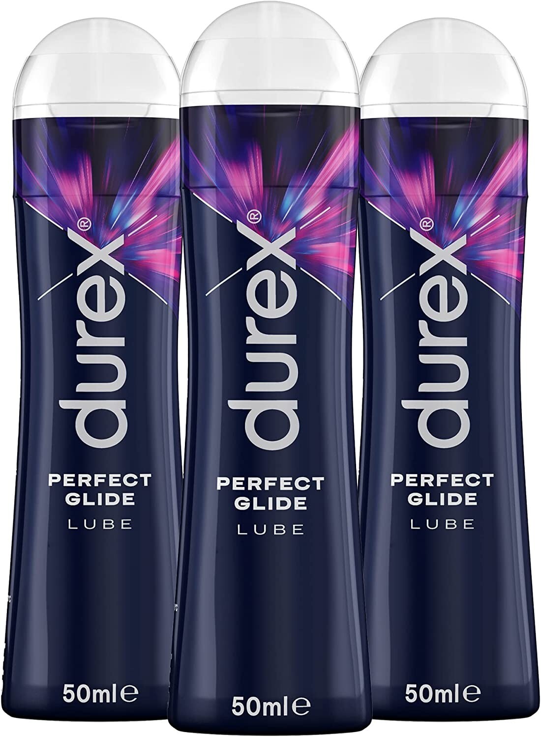 Durex Play Perfect Glide Anal Lube Silicone 50ml Pack of 3 (Packaging may vary)