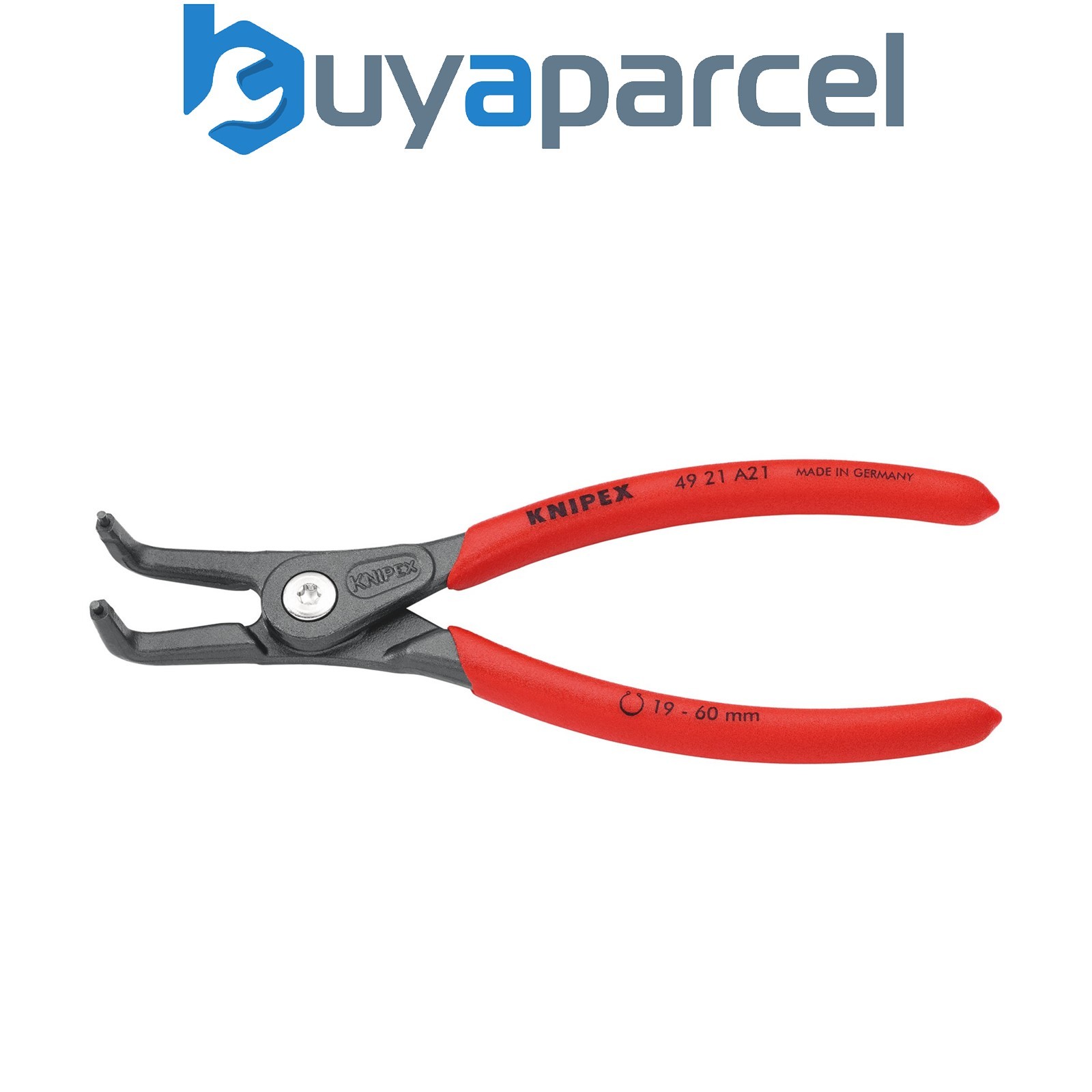 Draper 75095 KNIPEX 49 21 A21 SB Precision Circlip Pliers for external circlips