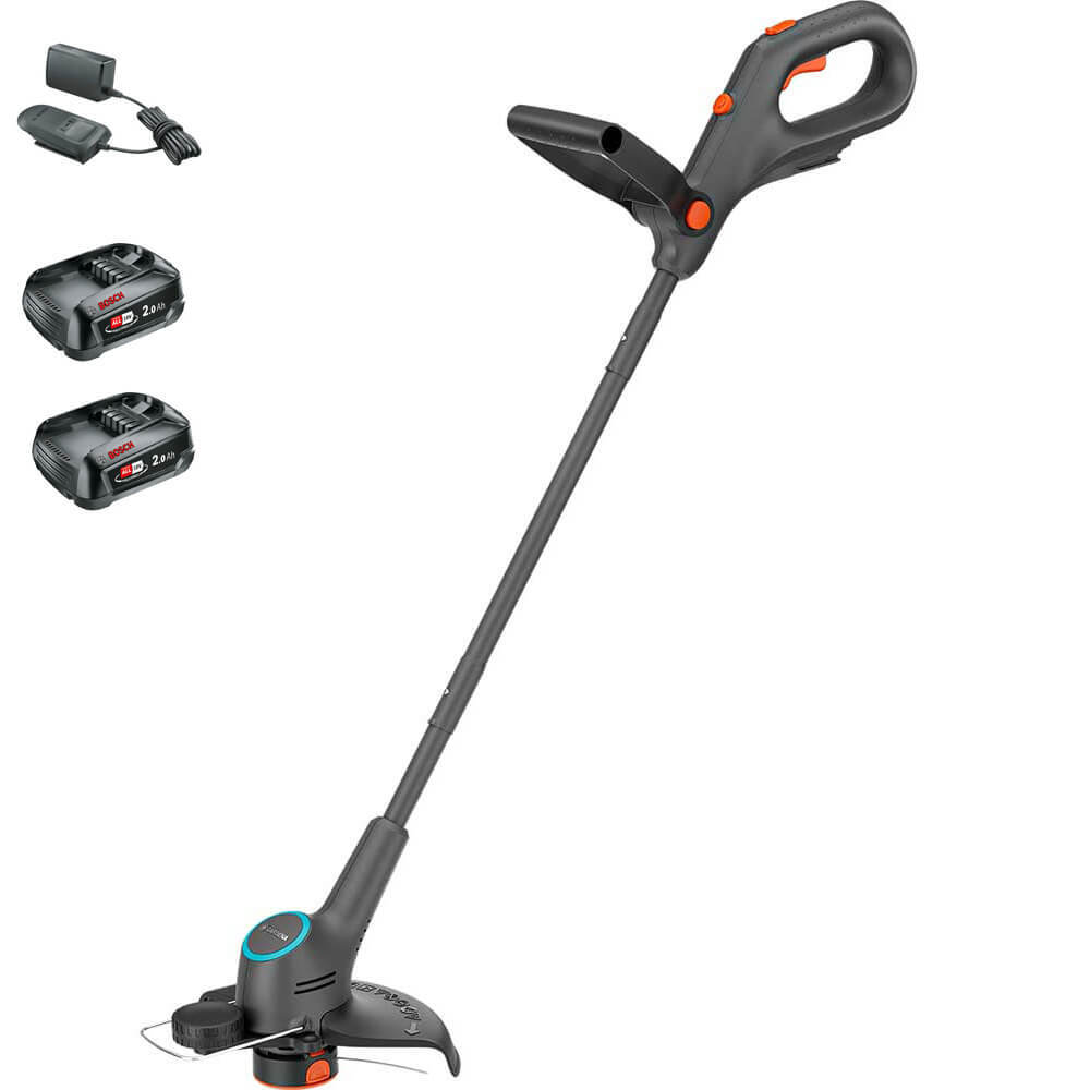 Gardena EASYTRIM 25 P4A 18v Cordless Grass Trimmer 250mm 2 x 2ah Li-ion