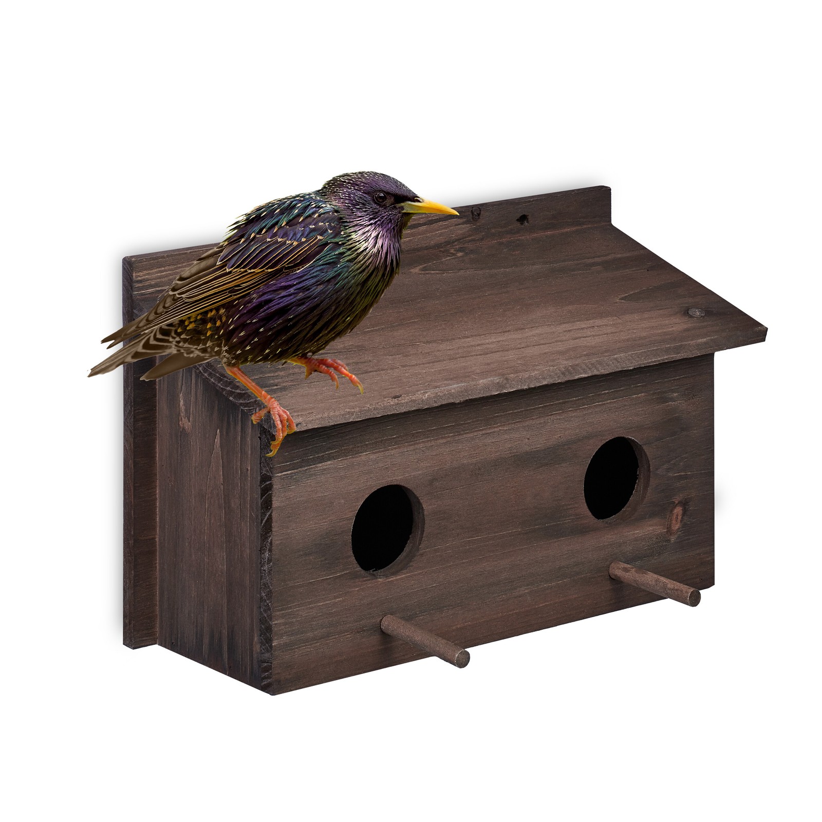 Nesting box Bird Shelter outdoor aviary eco-friendly lightweight 1 kg