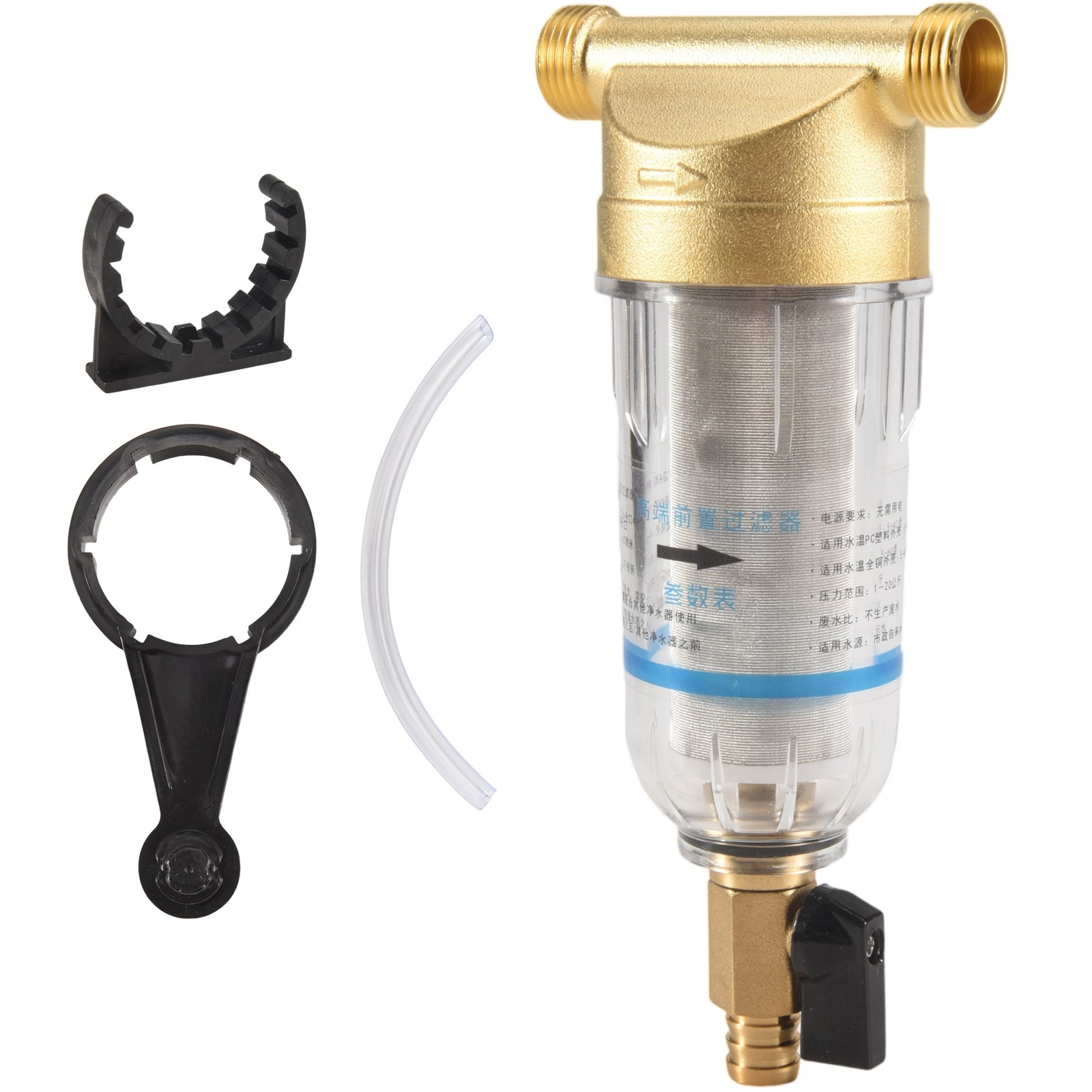 Down Sediment Reusable Whole House Sediment Water Pre 40-60 Micrometre8279