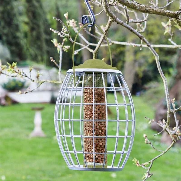 Garden Bird Feeder Peanut Hanging Feeding Station Squirrel Proof Outdoor Decor