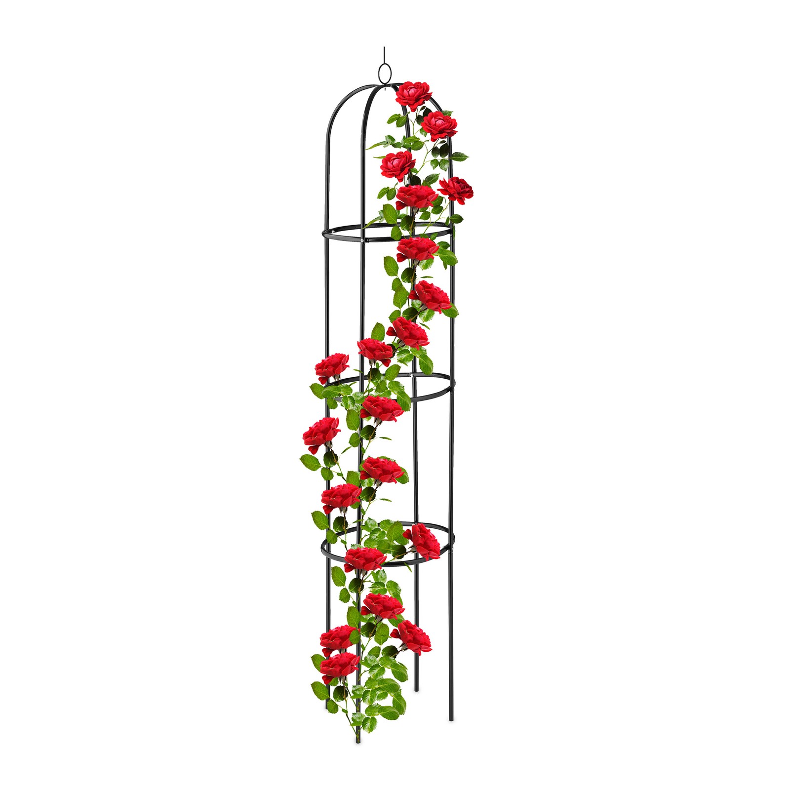 Garden obelisk Climbing Plant Support Metal Trellis Free-Standing Rose Cage