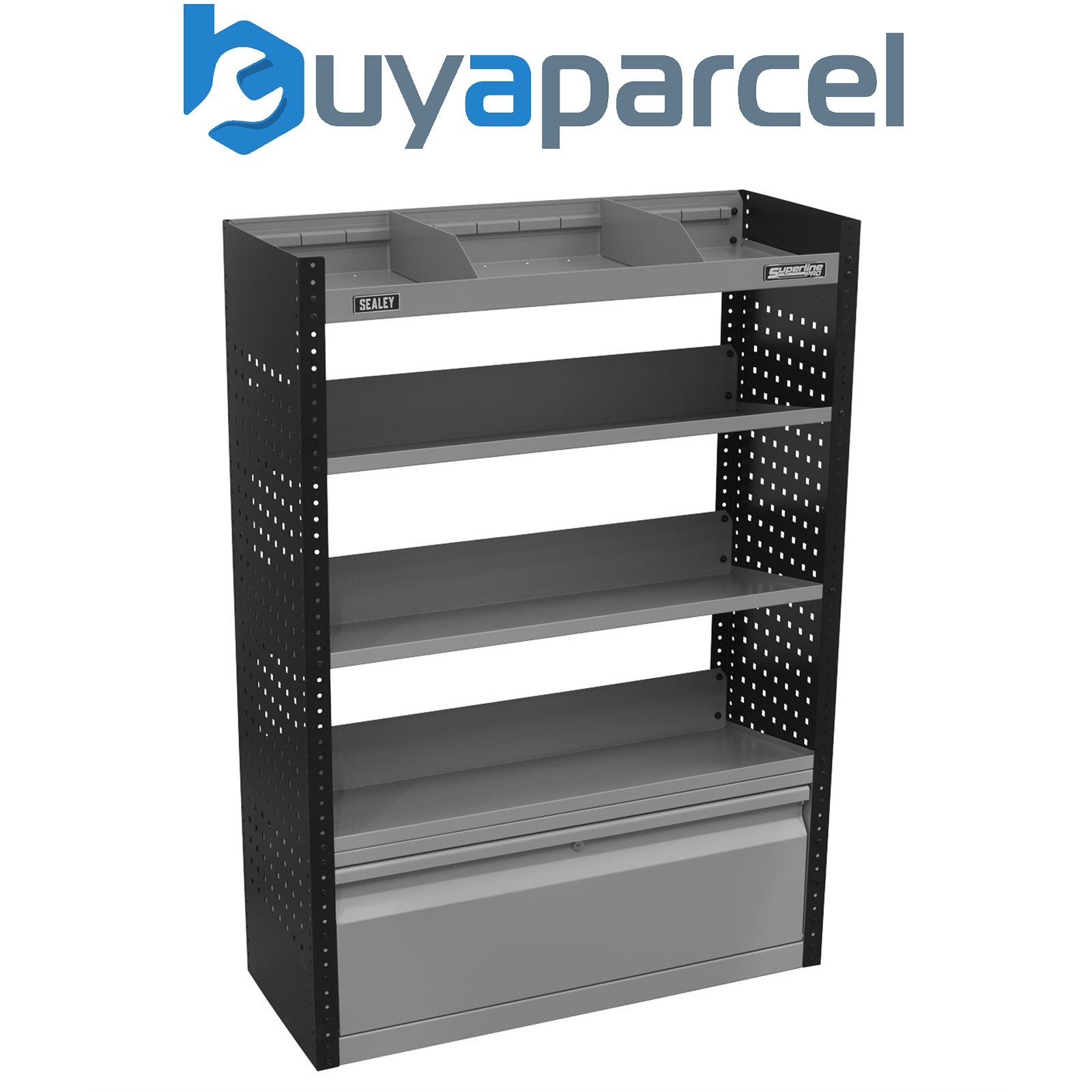 Sealey APMSVCOMBO2 Superline PRO&reg; Modular Slanted Shelf Van Storage System