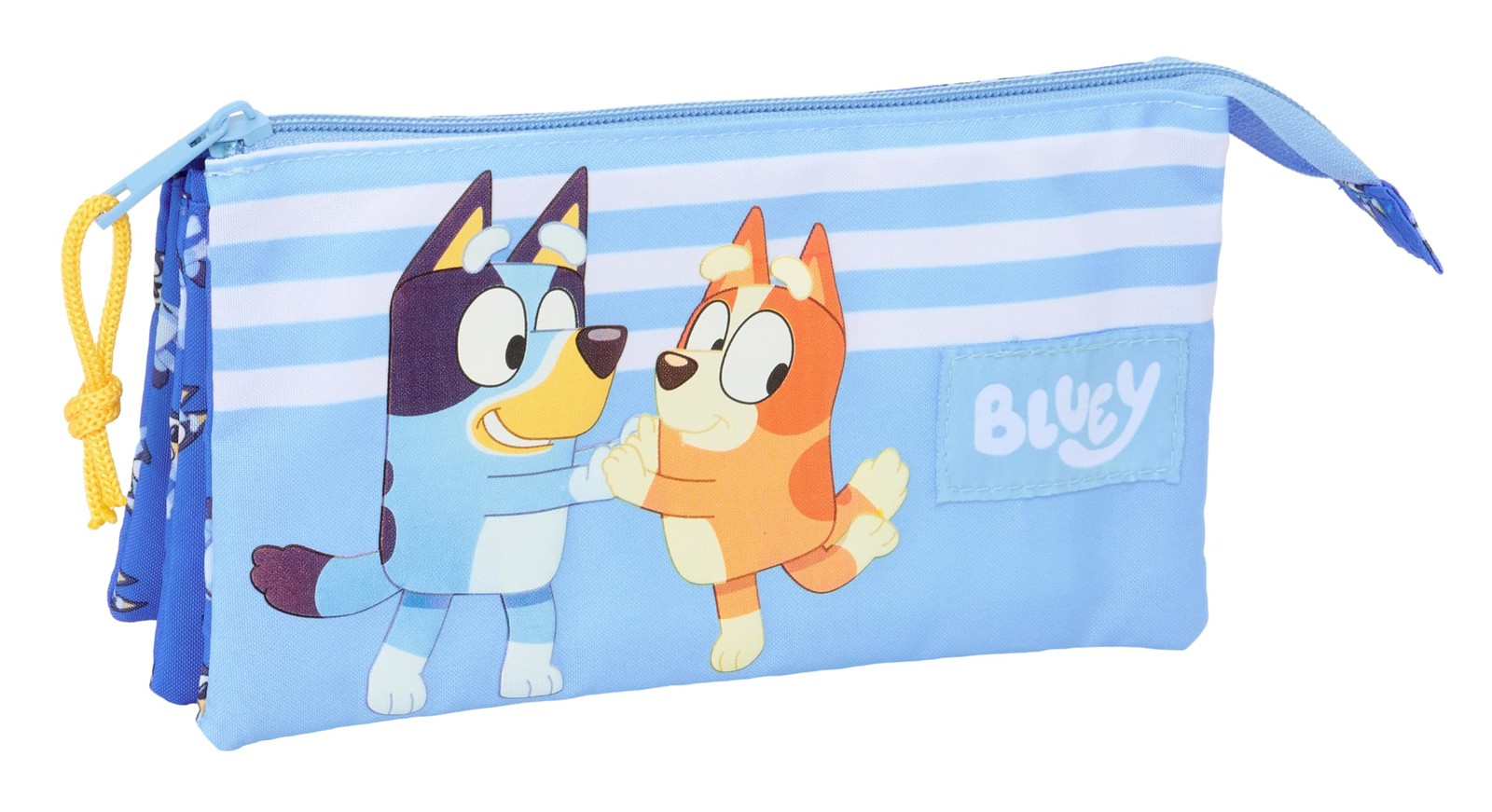 Safta Bluey Let's Play – Triple Pencil Case, Children's Pencil Case, Ideal for S