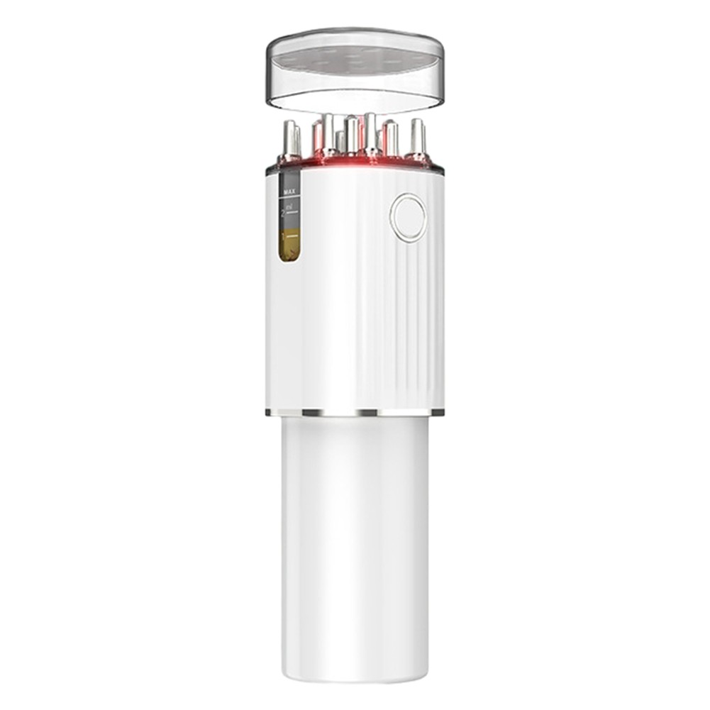 2X( Vibrating Hair Oil Applicator & Scalp Massager Red Lights with 70Ml3708