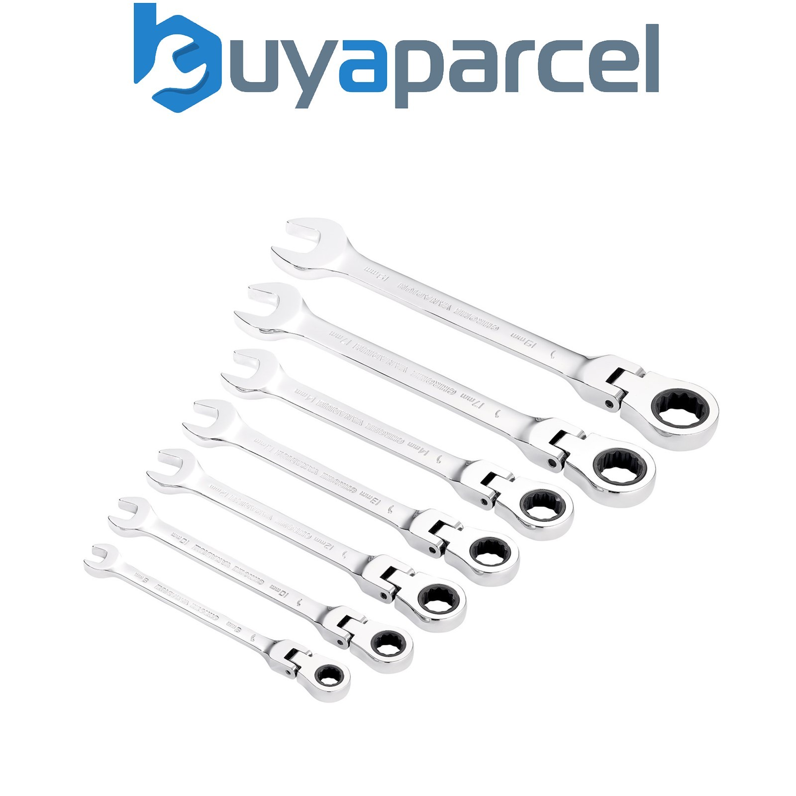 Draper 25396 Draper HI-TORQ Metric Flexible Head Ratcheting Combination Spanner