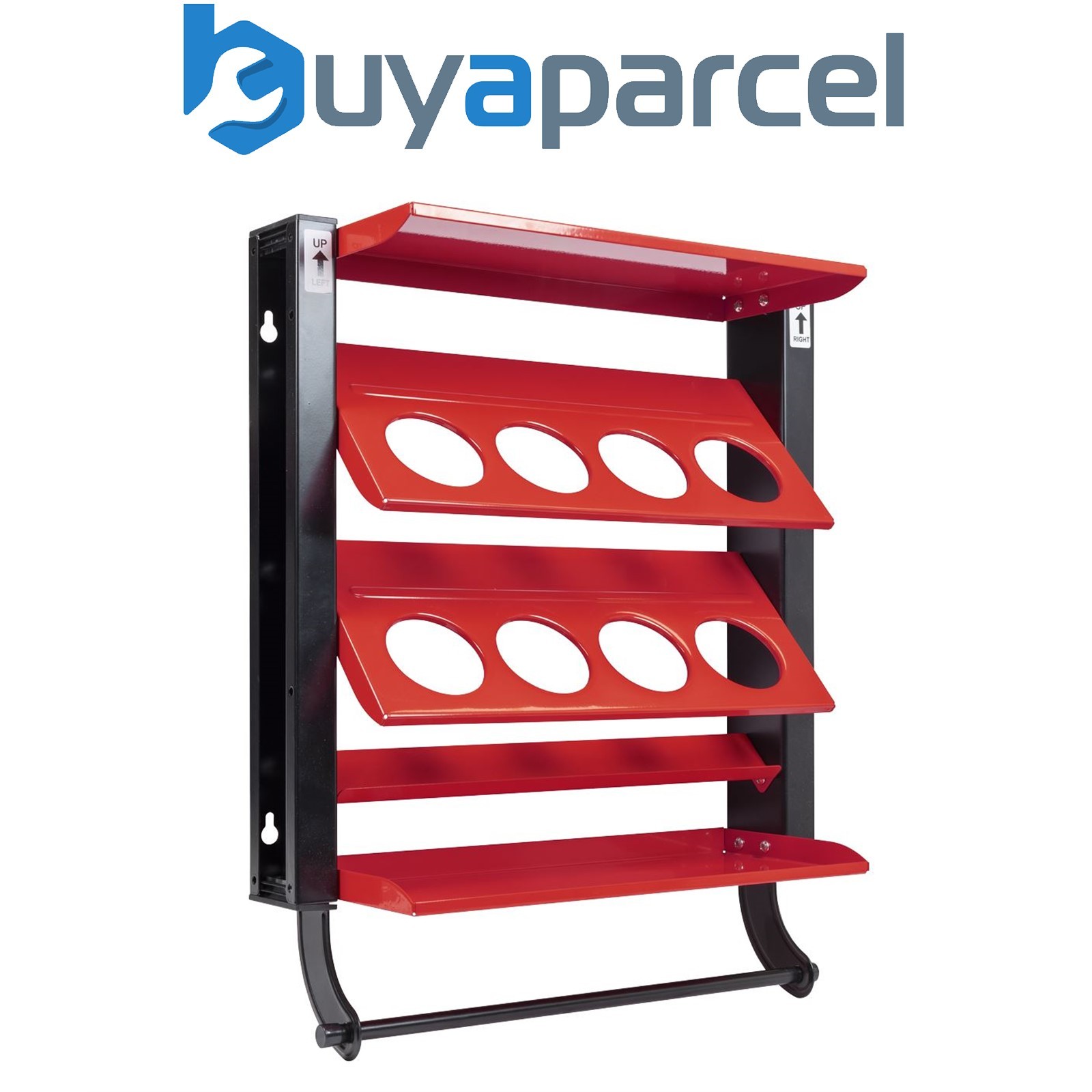 Sealey APSCR8 Spray Can Storage Rack with 8 Can Holders