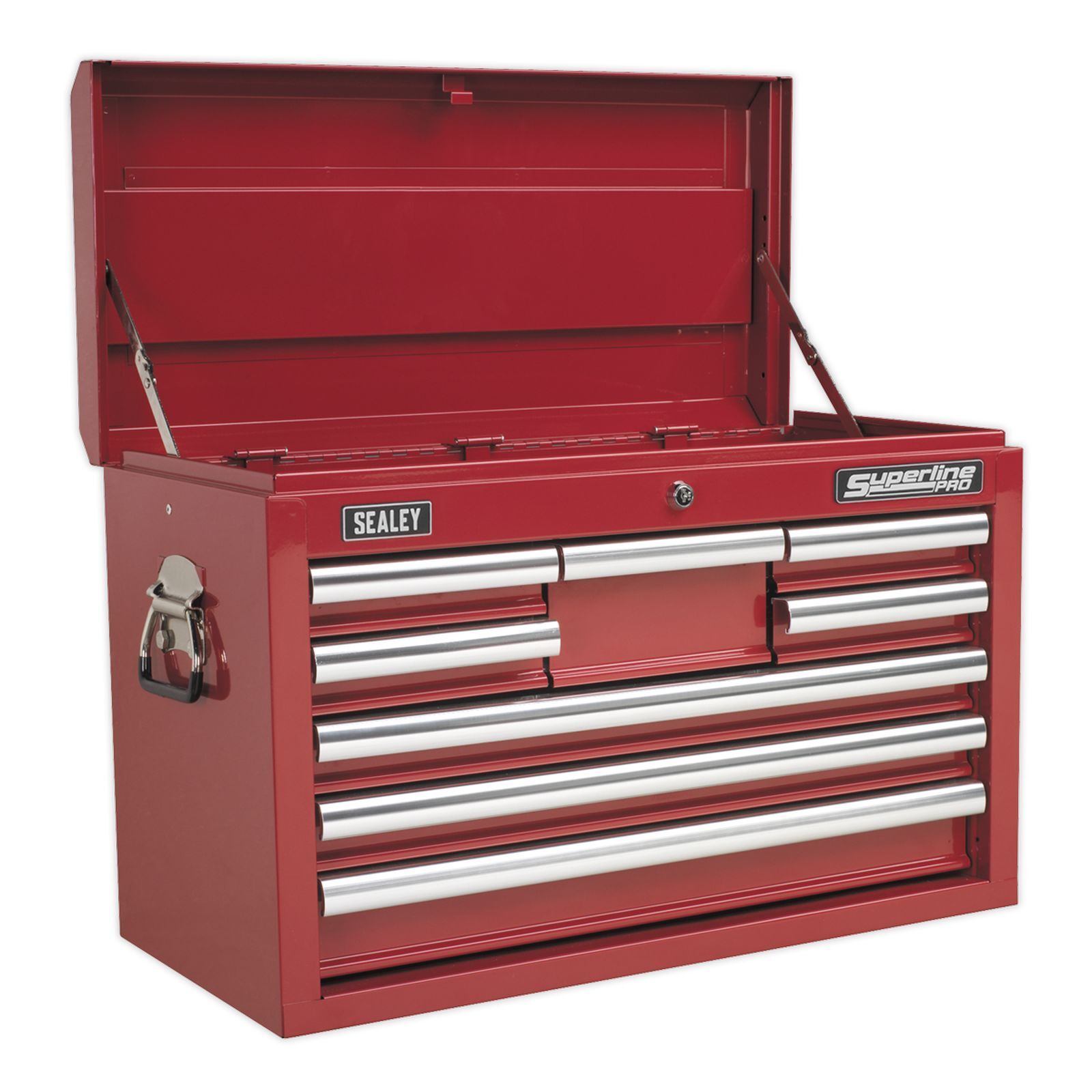 Sealey Topchest 8 Drawer with Ball Bearing Runners - Red Tool Chest AP33089