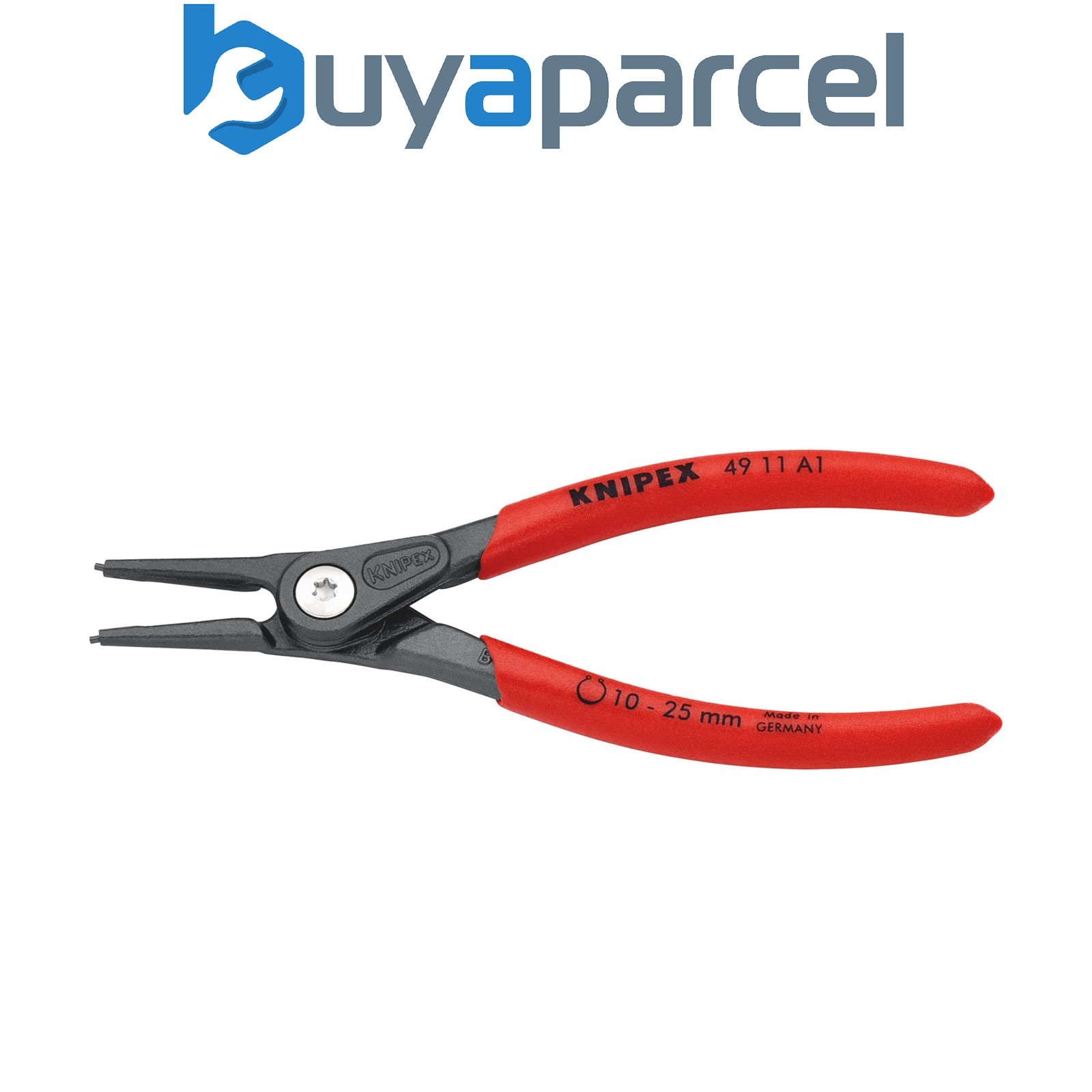 Draper 75089 KNIPEX 49 11 A1 SB Precision Circlip Pliers for external circlips o