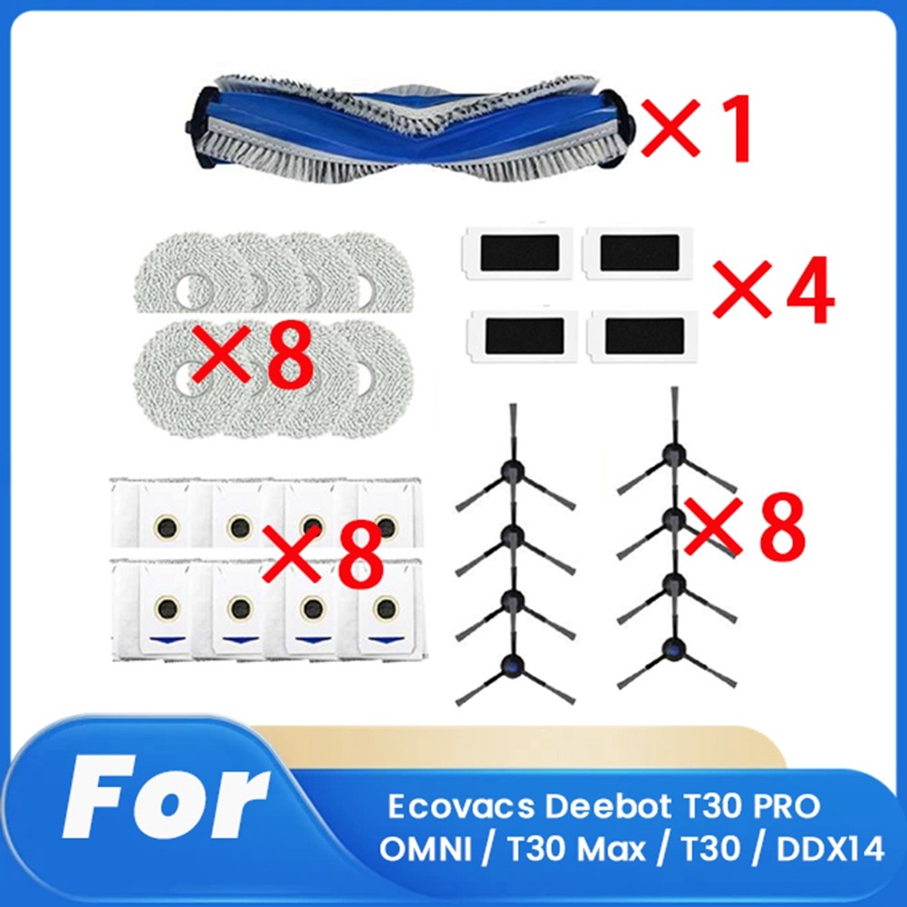 29 Pcs for  T30 PRO OMNI /T30 Max / T30 / DDX14 Sweeper Accessories3167