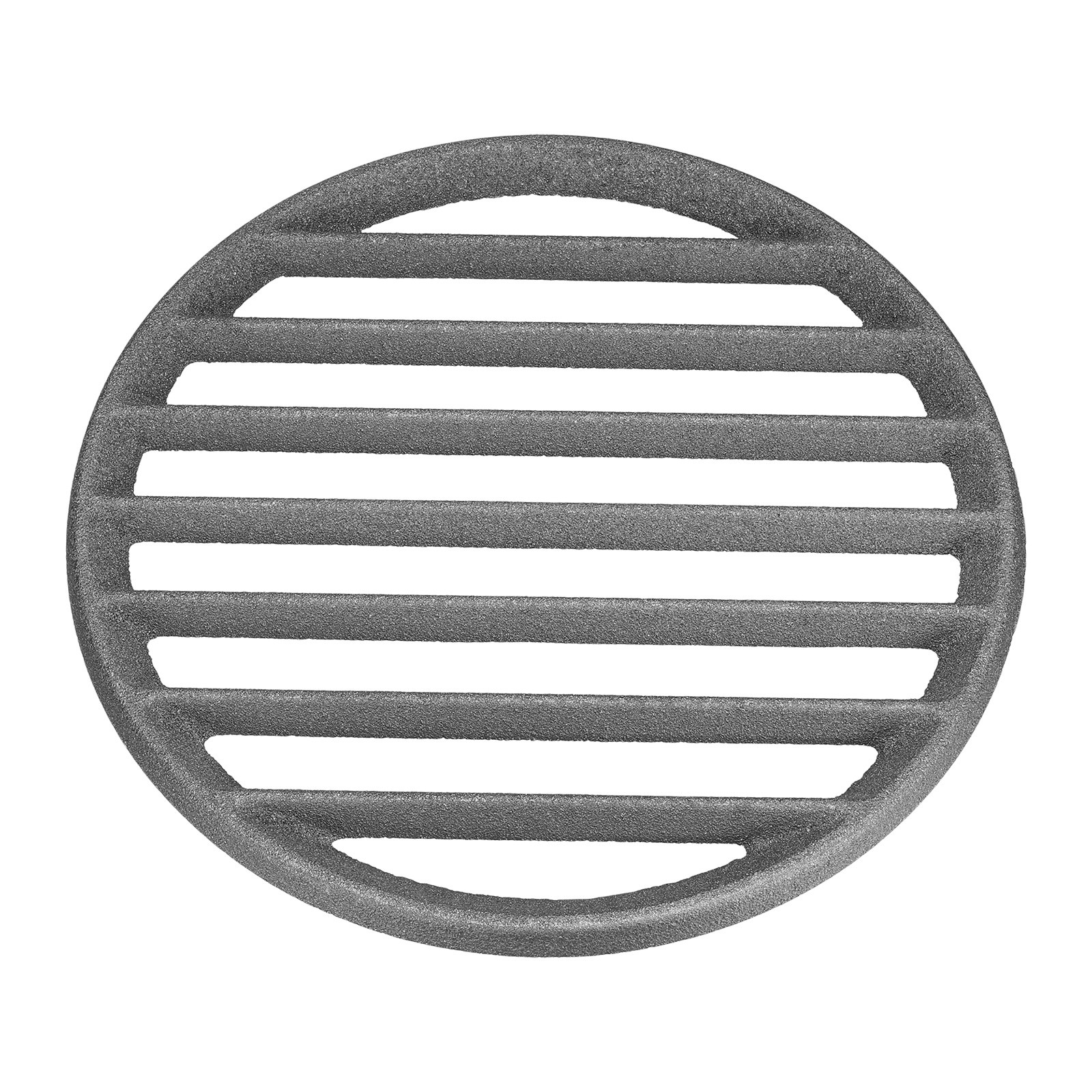 Cast Iron Bottom Fire Grate 10.2" OD Round BBQ High Heat Charcoal Plate