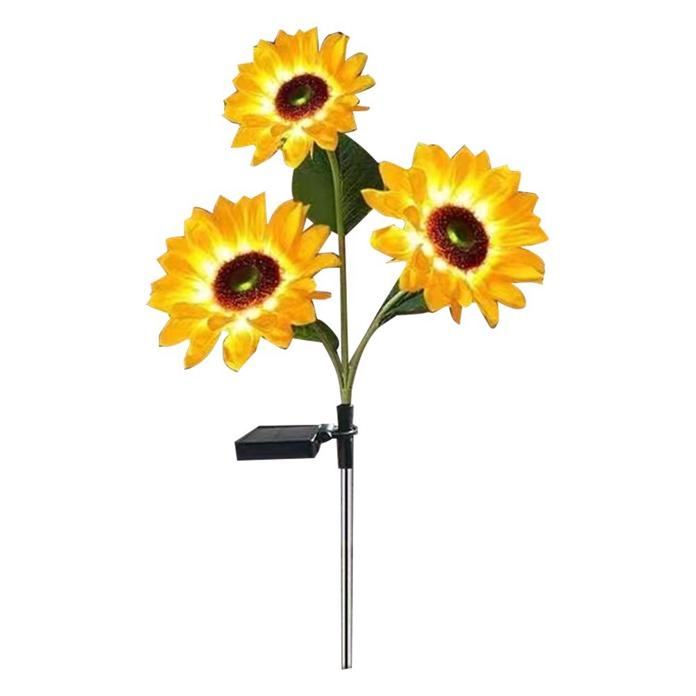 3X(Solar Angel Lights with Sunflower Outdoor Solar Lights for Christmas6138