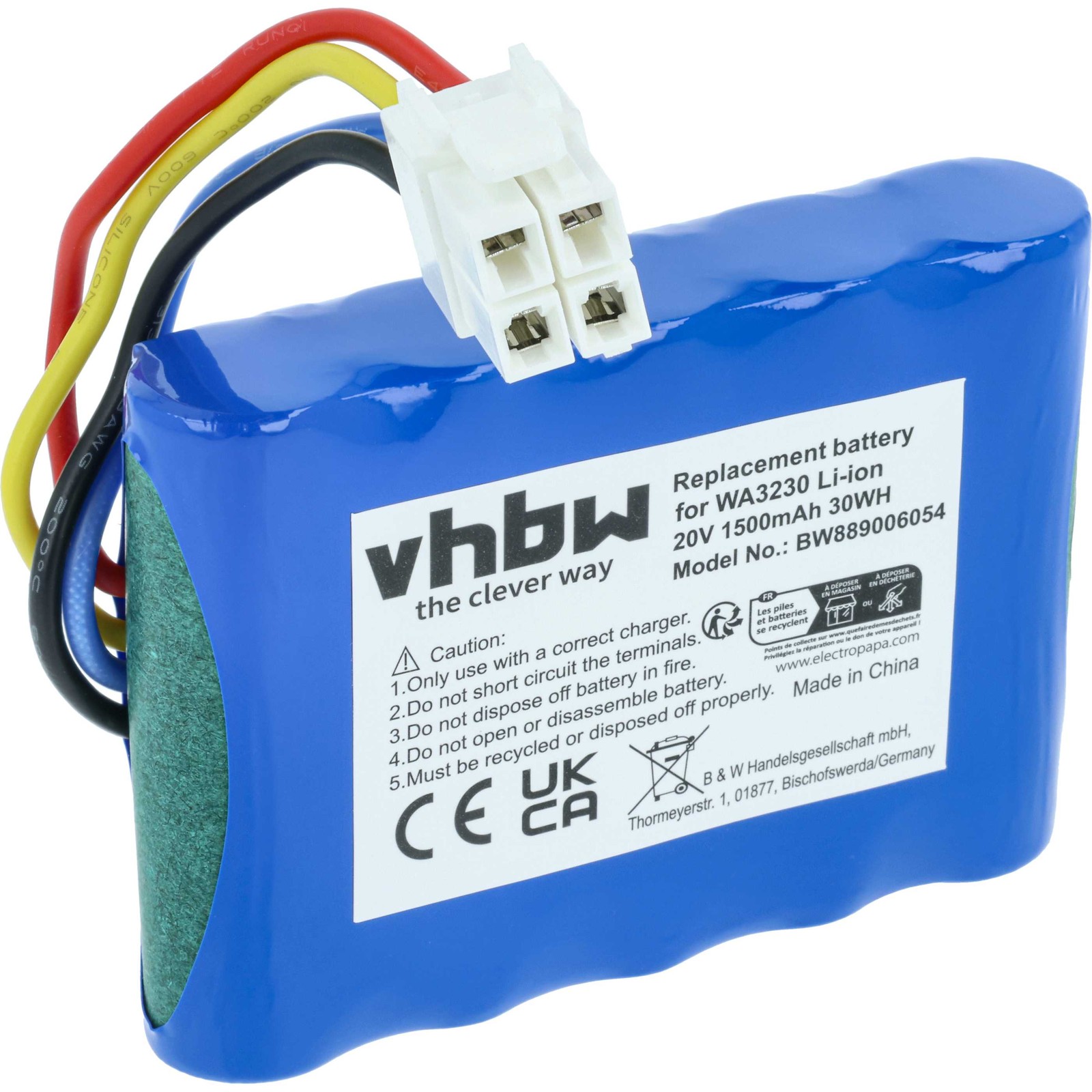 Battery for Lux-Tools AMR300-24 1500mAh 20V