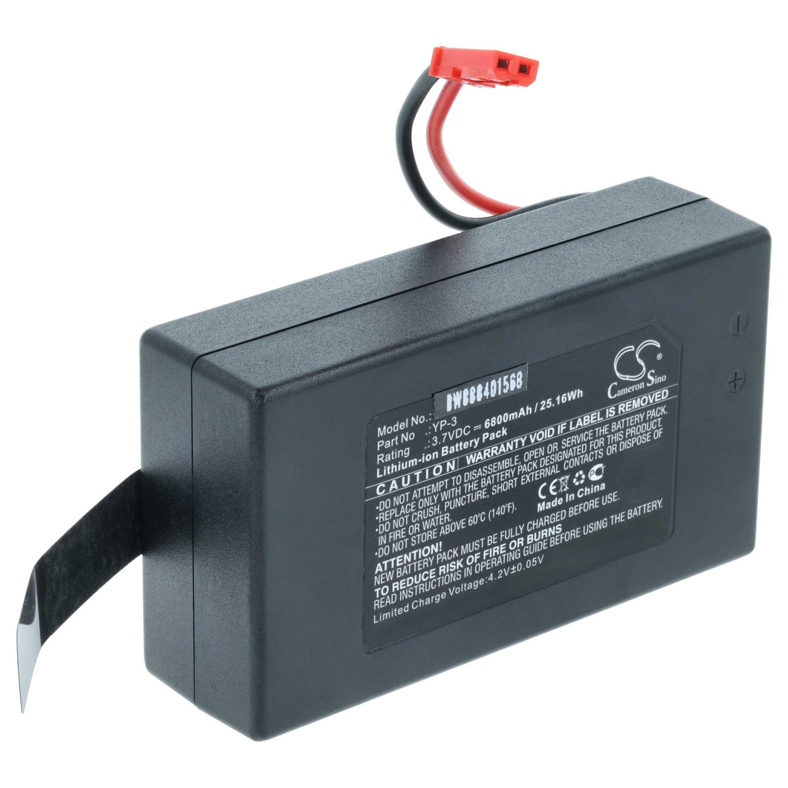 RC Battery for Yuneec YP-3 Blade ST10 Chroma Ground Station 6800mAh 3.7V Li-Ion