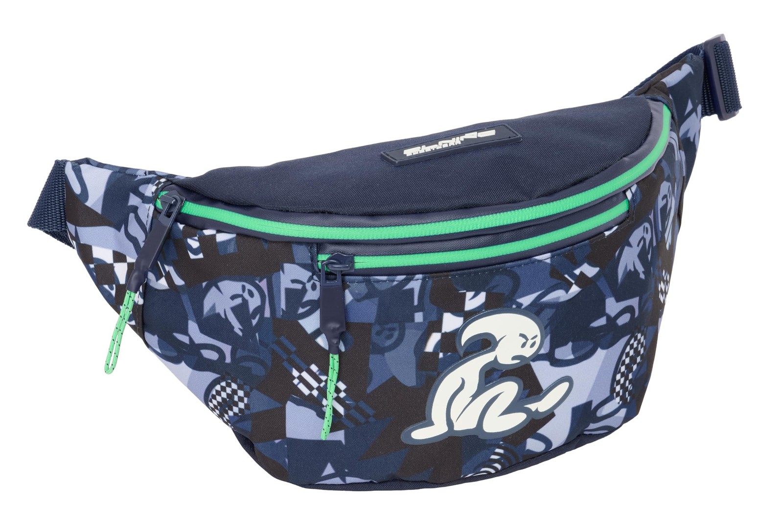 EL NIÑO Navy – Waist Bag with External Pocket, Ideal for Youth and Children of D