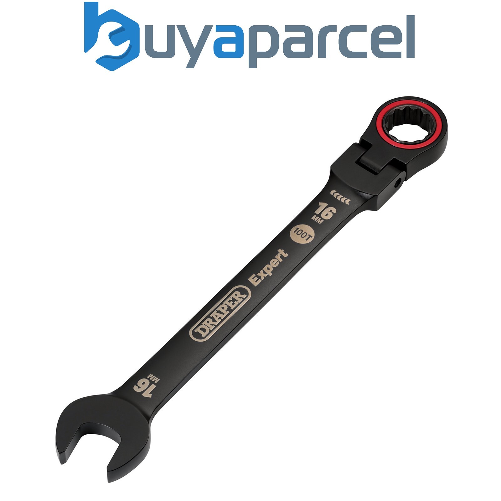 Draper 03923 Draper Expert HI-TORQ Metric Flexible Head Ratchet Combination Span