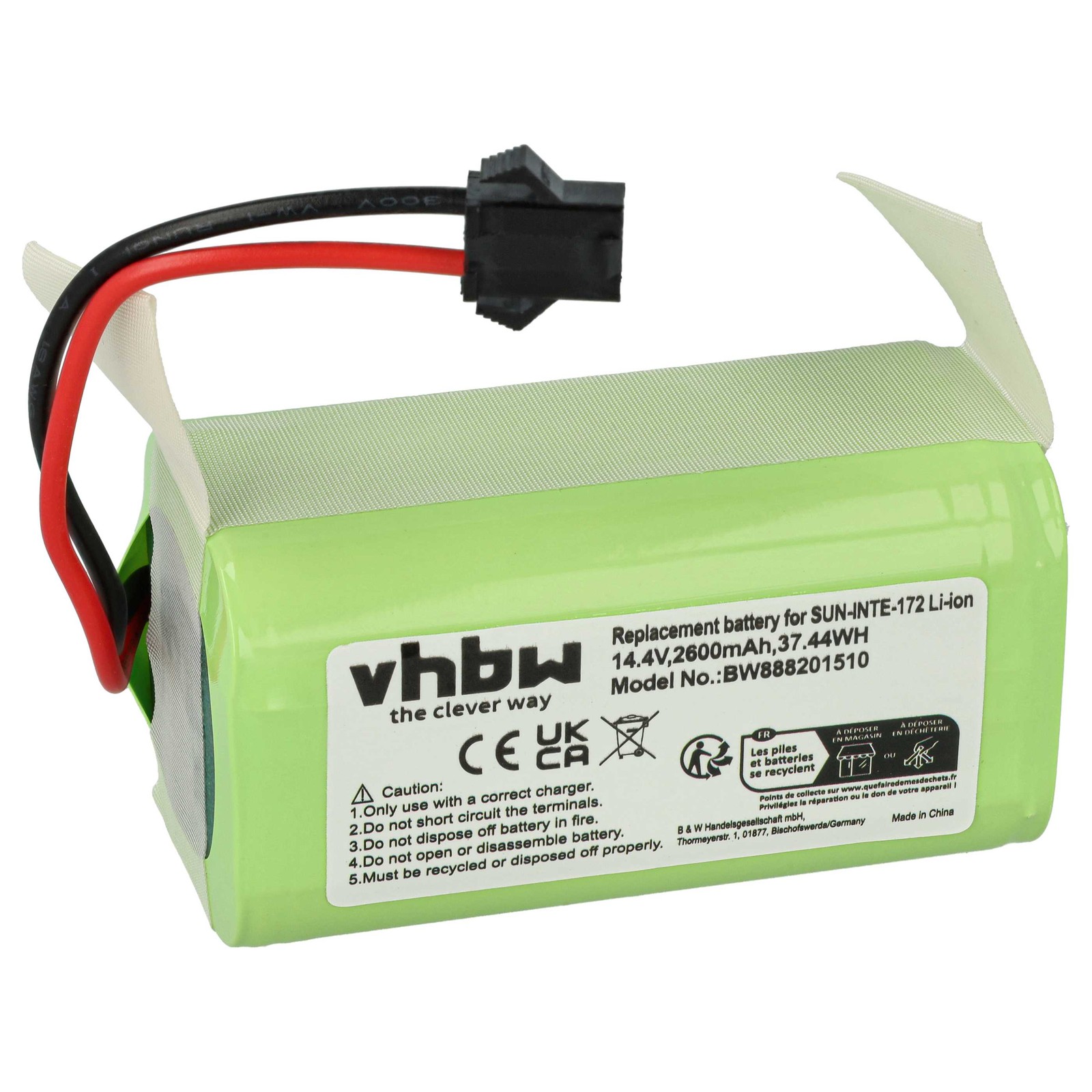 Battery for Venga VG RVC 3000 2600mAh 14.4V