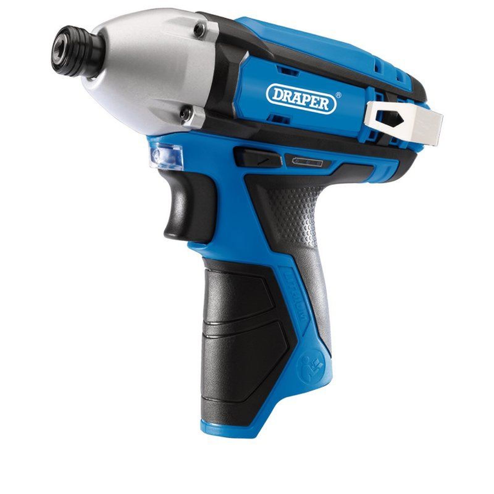 Draper 12V Impact Driver 1/4" Hex. 1 X 1.5Ah Battery 1 X Fast Charger - 70332