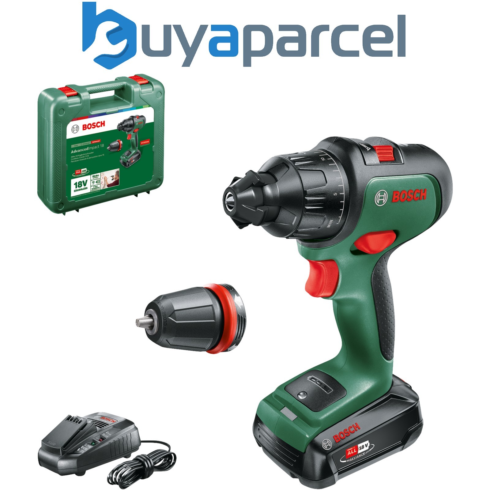 Bosch Cordless Impact Drill AdvancedImpact 18 Carrying Case 06039B5174