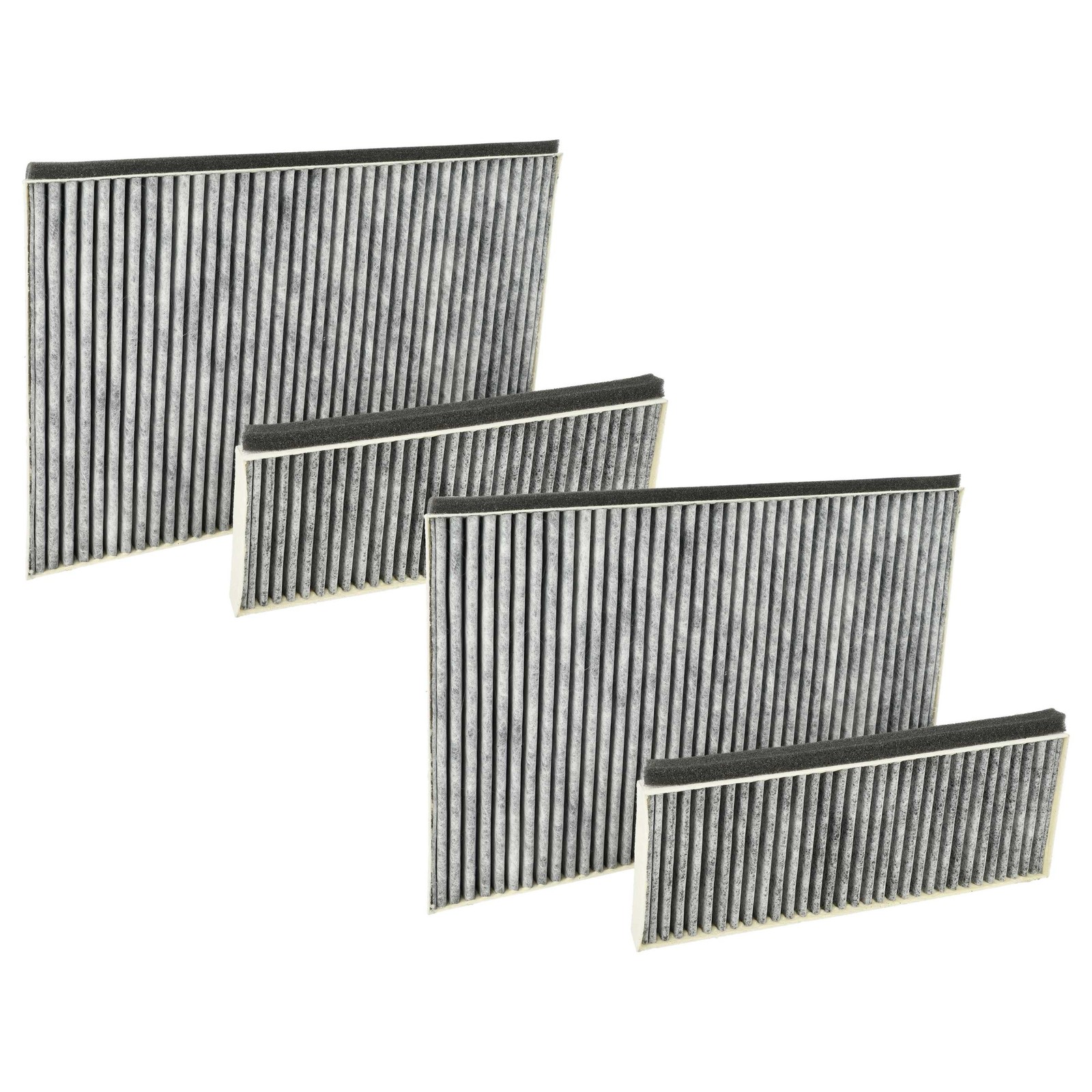 4x activated carbon filter for Bosch DWK97JM20/01 DWK97IM60/01 DWK97IM60