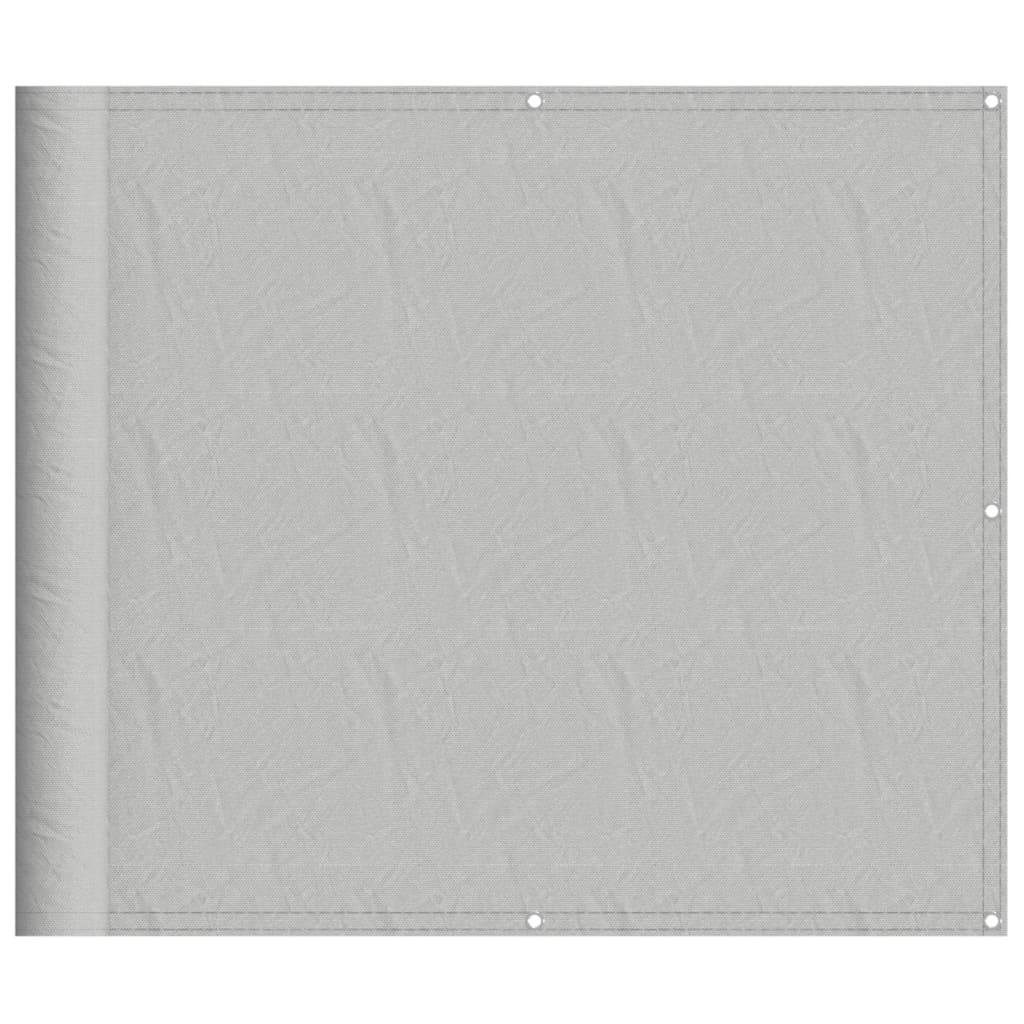 Balcony Screen Garden Fence Light Grey 90x800 cm 100% Polyester Oxford vidaXL