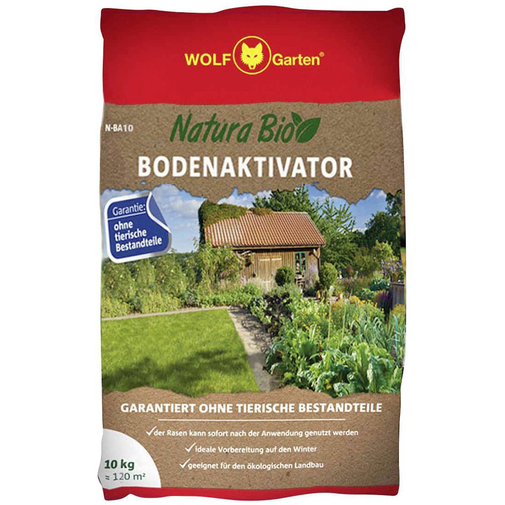 WOLF-Garten Natura Organic Soil Activator for Lush Green Lawn