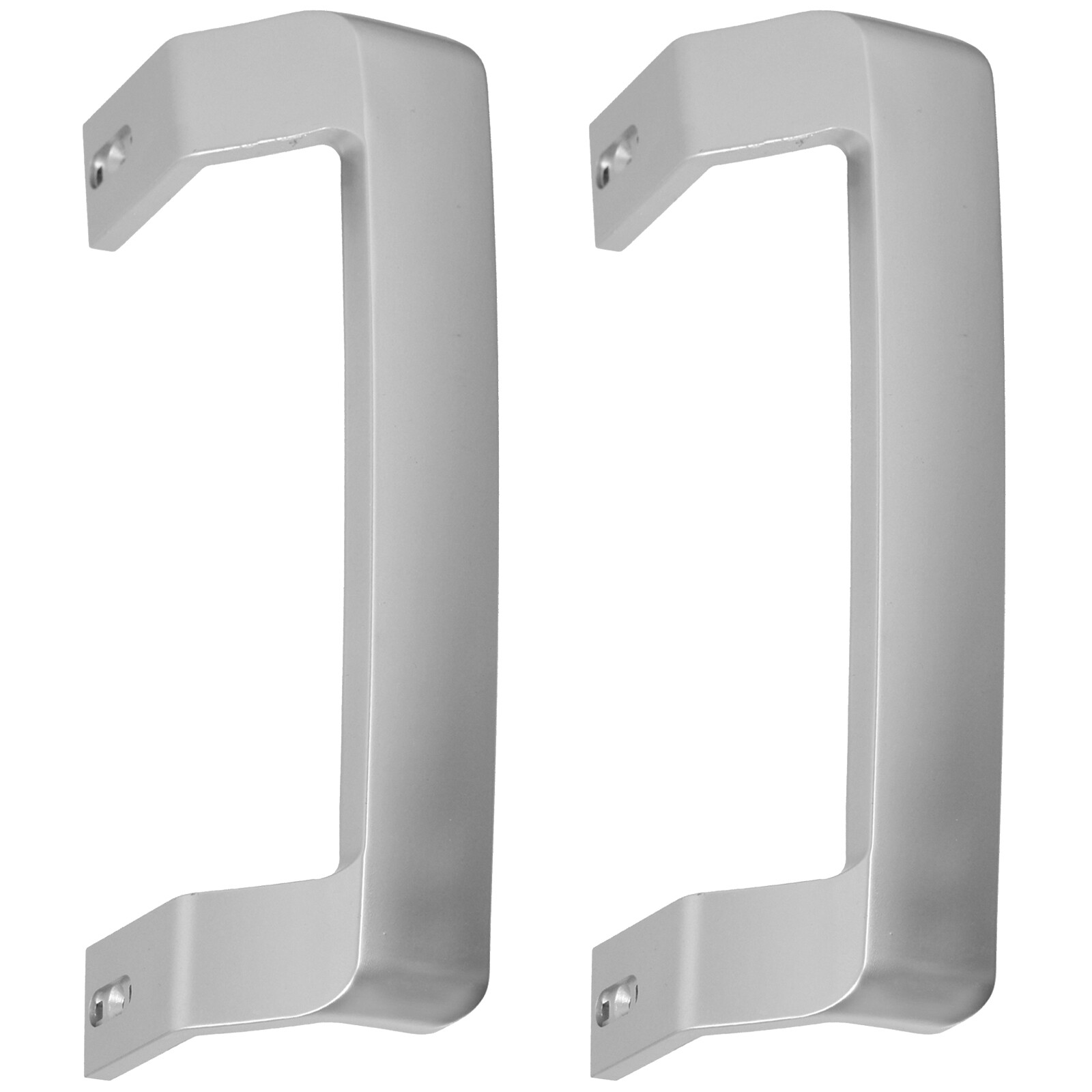UNIVERSAL Fridge Door Handle Refrigerator Freezer Grab Bar Silver 256mm x 2