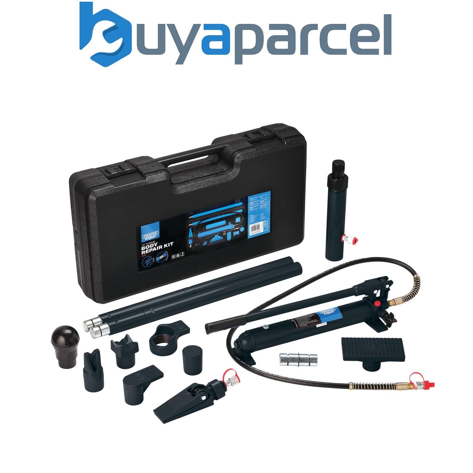 Draper 13930 Draper Expert Hydraulic Body Repair Kit, 10 Tonne (14 Piece)