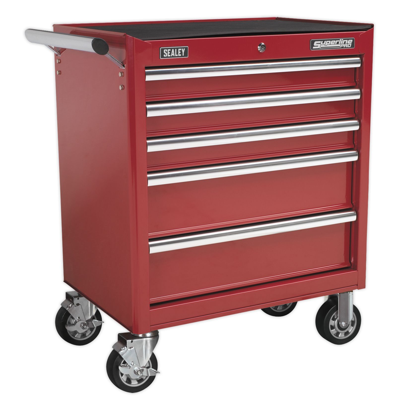 Sealey Rollcab 5 Drawer with Ball Bearing Runners - Red Tool Chest AP33459