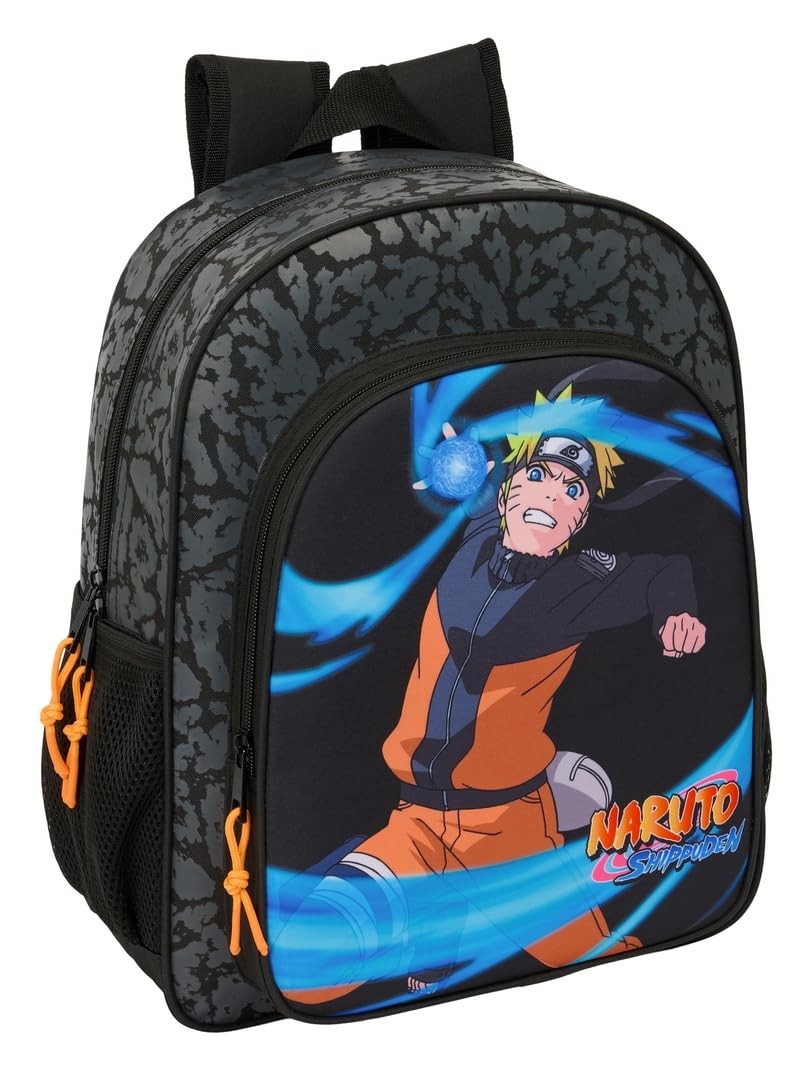 Safta Naruto – Children's School Backpack, Adaptable to Cart, Ideal for School C
