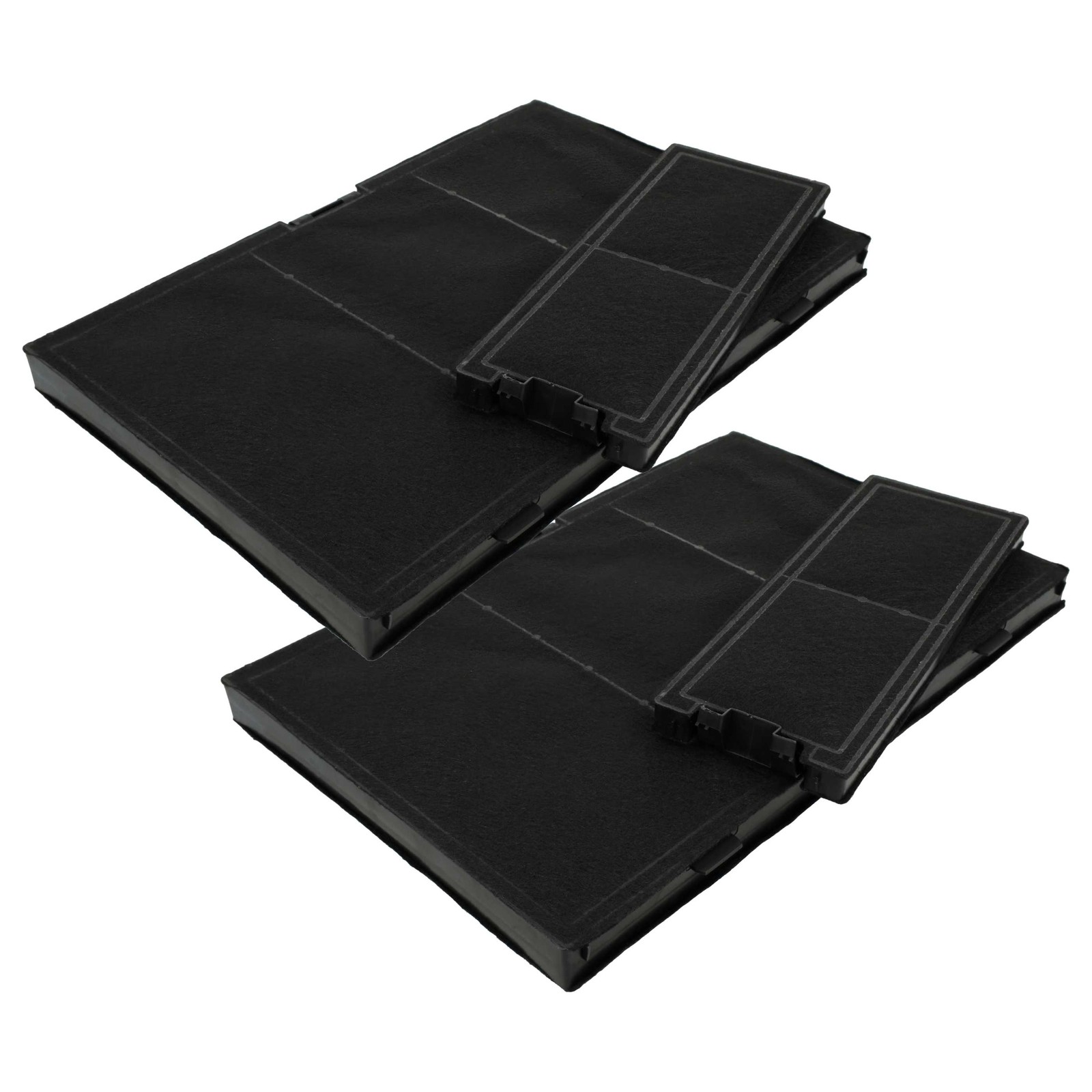 4x activated carbon filter for Neff D85IBE1S0B/01 D65IHM1S0B/01 D65IHM1S0B