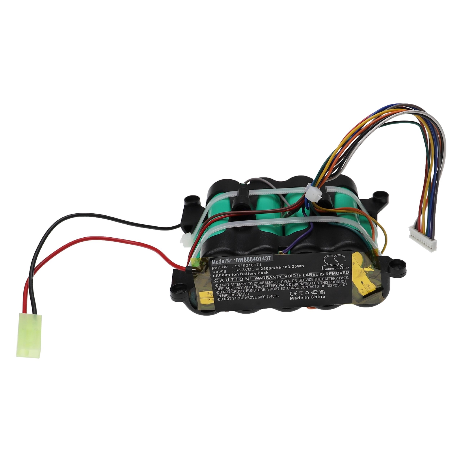 Battery for DeLonghi Colombina XLR 32LMD.W 2500mAh 33.3V