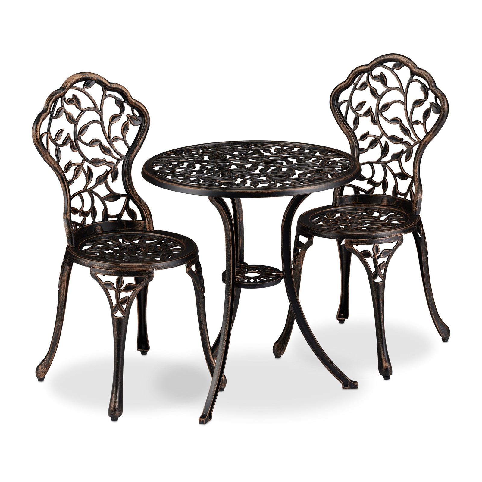 Garden furniture set Lightweight Weatherproof Garden table set Bronze finish