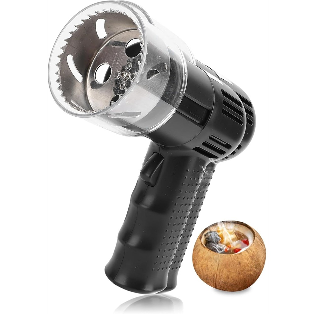 Automatic Coconut Opener Tools Set, Electric Coconut Puncher, Steel Opening9300