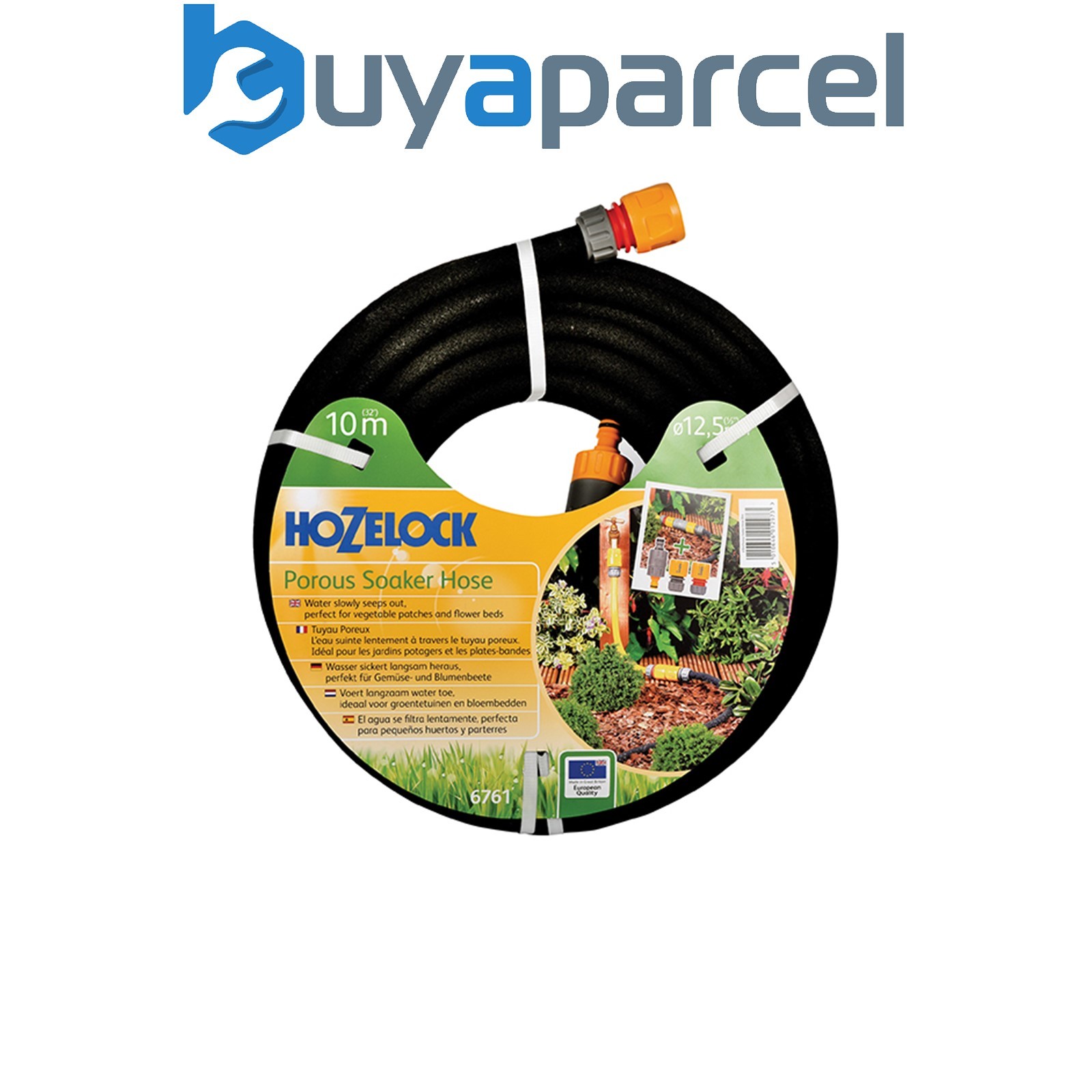 Hozelock 6761P0000 6761 Porous Soaker Hose 10m 12.5mm (1/2in) Diameter HOZ6761