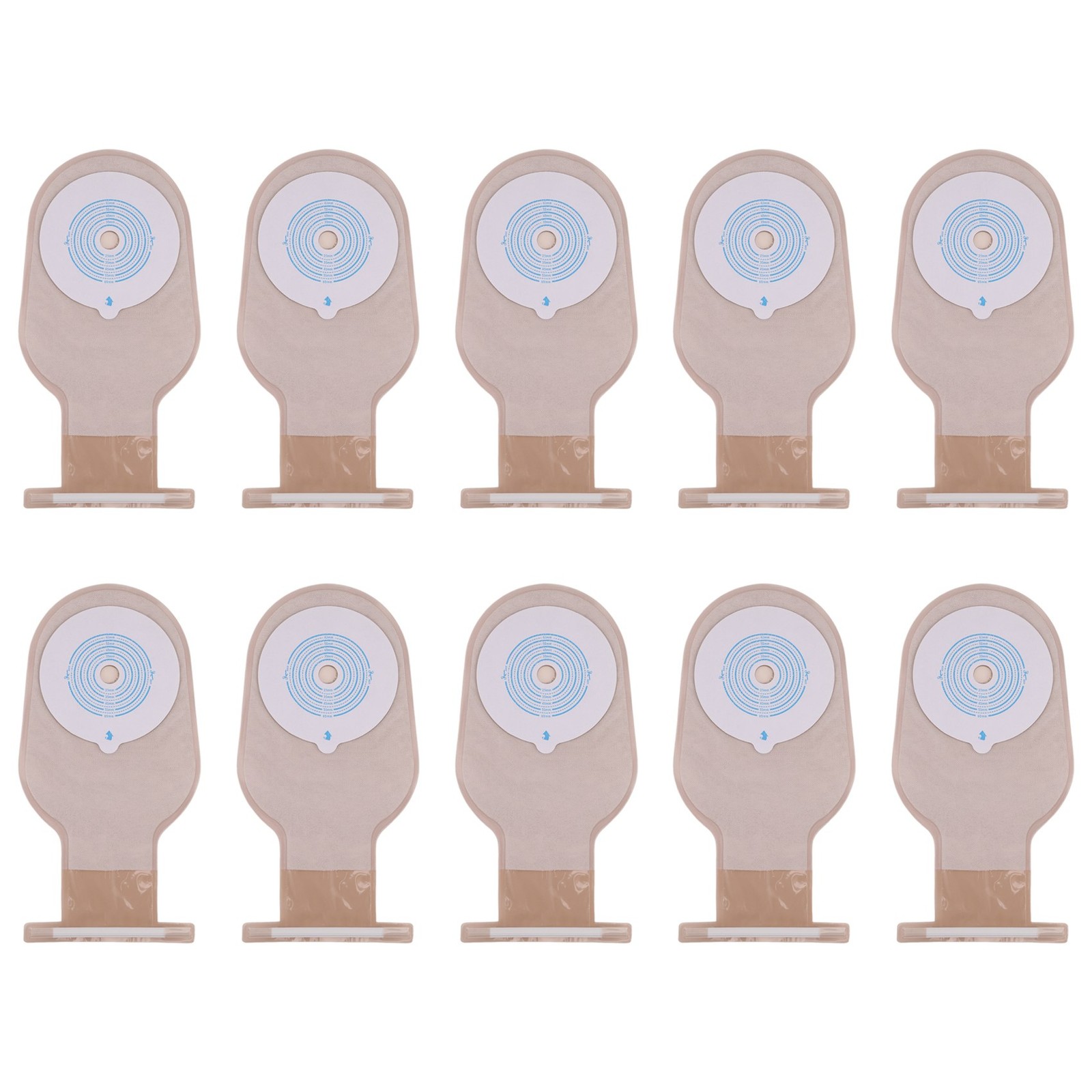 3X(Ostomy Bags Piece Drainable Pouches for Colostomy Ileostomy Stoma Care2791