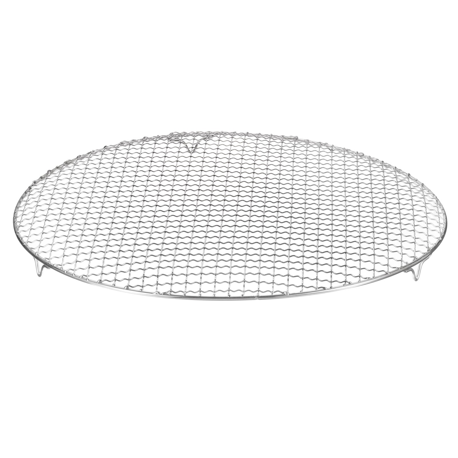 Round Cooking Rack 15.9" 201 Stainless Steel Barbecue Grill with 20mm Legs