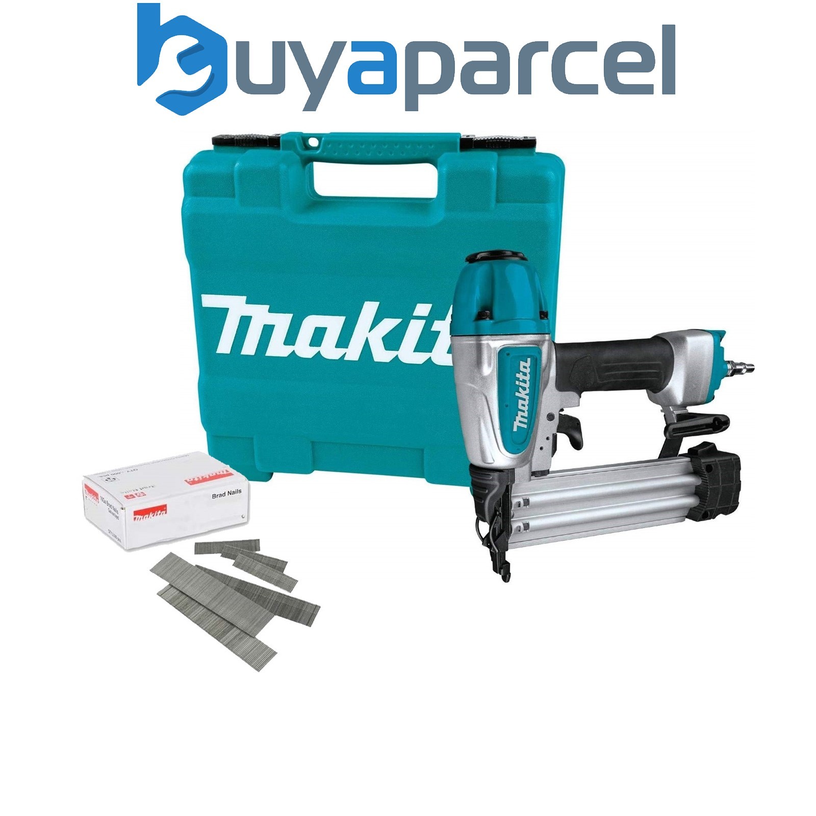 Makita AF506 18g Gauge Brad Air Pin Nailer with 30mm 18g Nails and Accessories